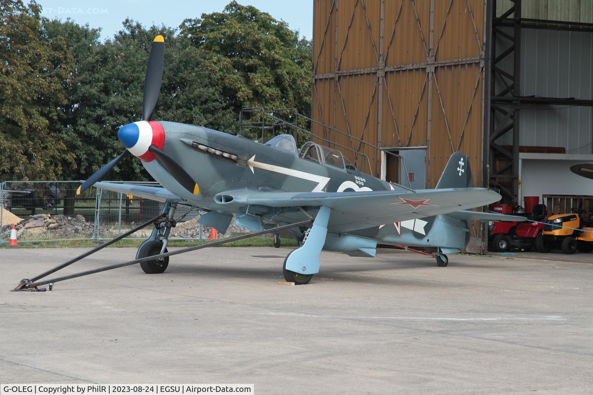 G-OLEG, 1944 Yakovlev Yak-3UA C/N 202, G-OLEG (D-FLAK) 2001 Yak-3UA IWM Duxford