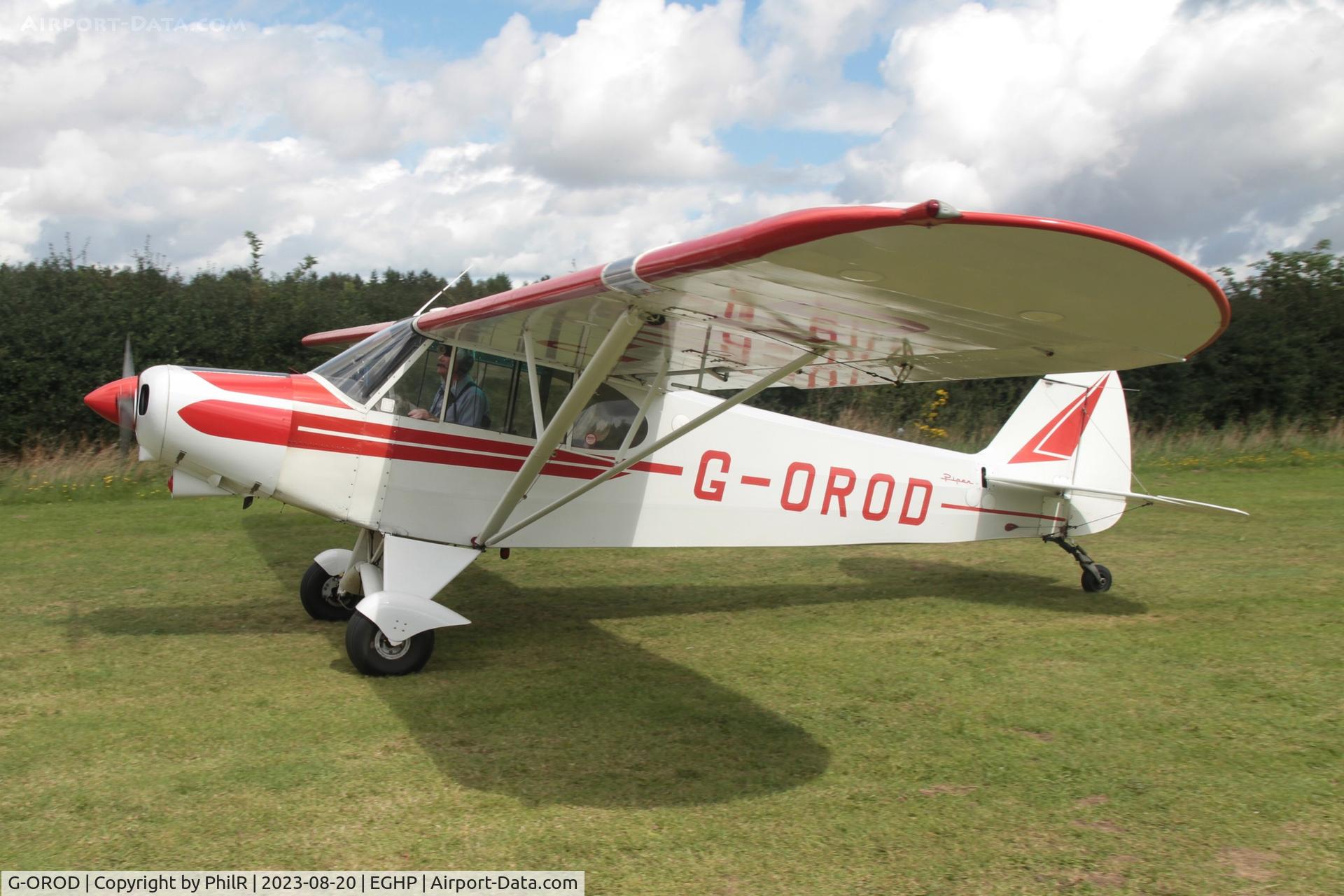 G-OROD, 1962 Piper PA-18-150 Super Cub C/N 18-7856, G-OROD 1962 Piper PA-18-150 Super Cub LAA Fly In Popham
