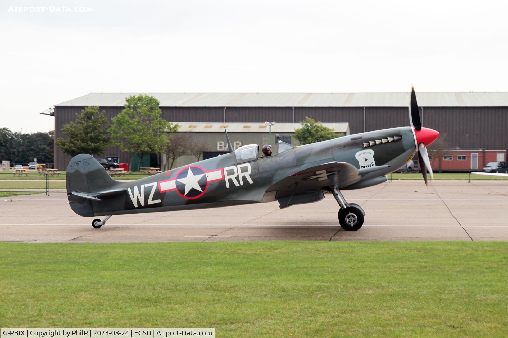 G-PBIX, 1945 Supermarine 361 Spitfire LF.XVIe C/N CBAF.11581, G-PBIX (RW382) 1945 VS Spitfire LF XVI E Duxford