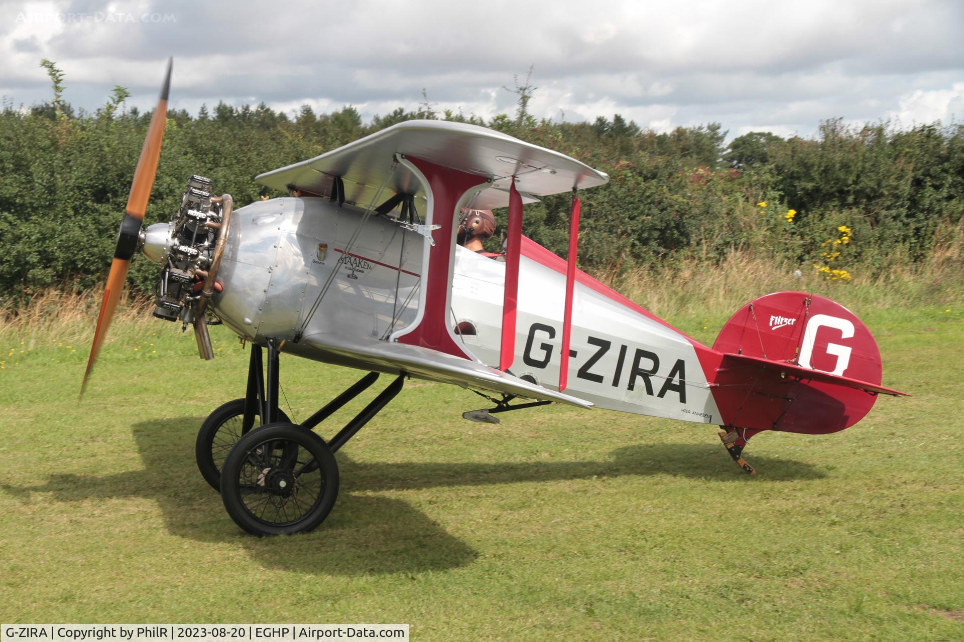 G-ZIRA, 2008 Flitzer Z-1RA Stummelflitzer C/N PFA 342-14596, G-ZIRA 2008 Z-1RA Stummelfitzer LAA Fly In Popham