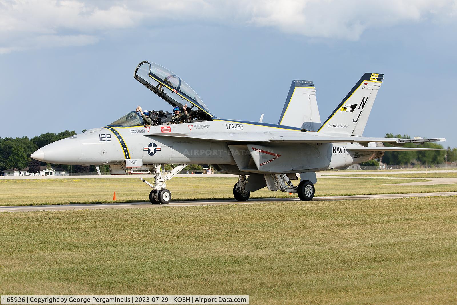 165926, Boeing F/A-18F Super Hornet C/N F072, Oshkosh 2023.