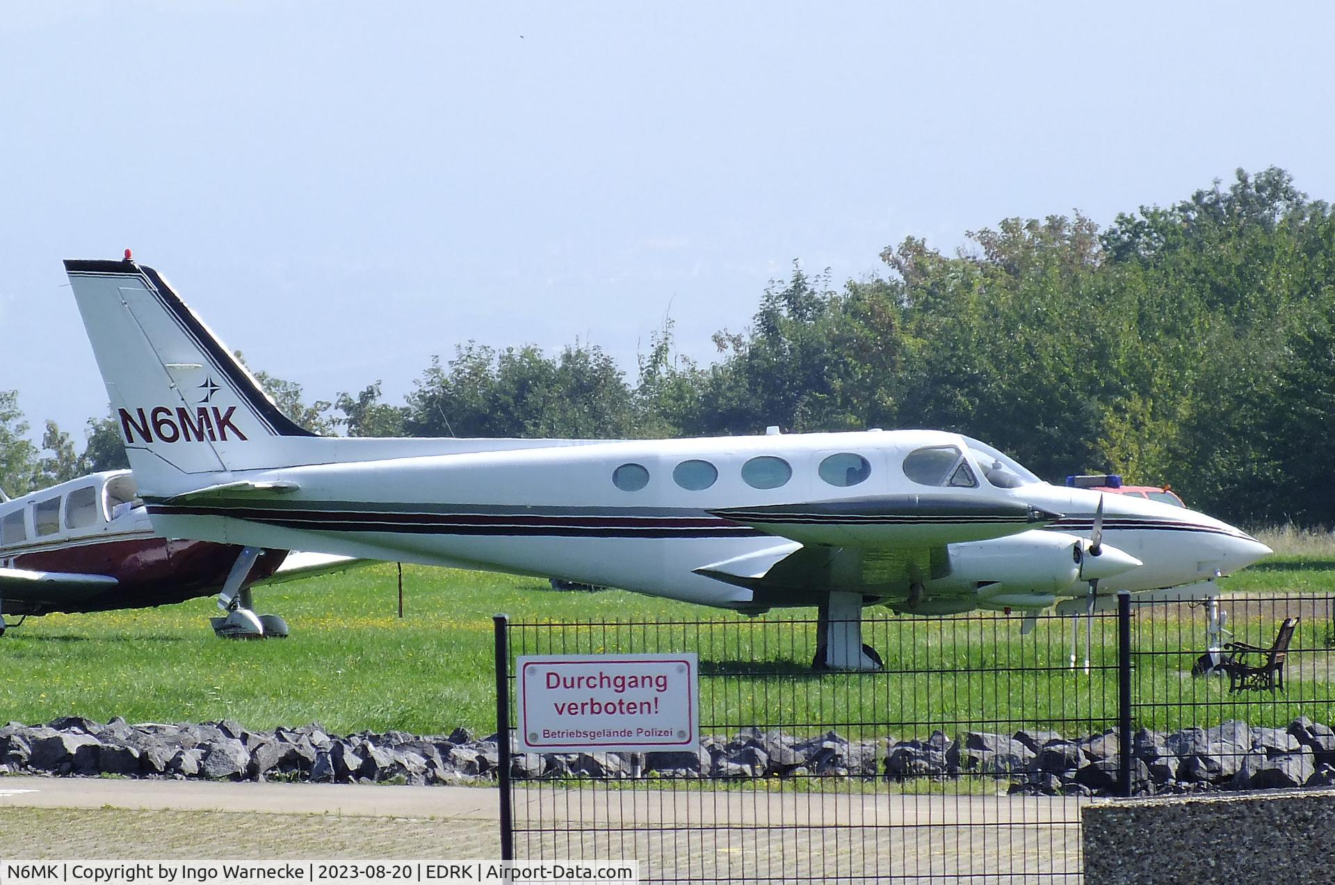 N6MK, 1974 Cessna 340 C/N 340-0322, Cessna 340 at Koblenz-Winningen airfield