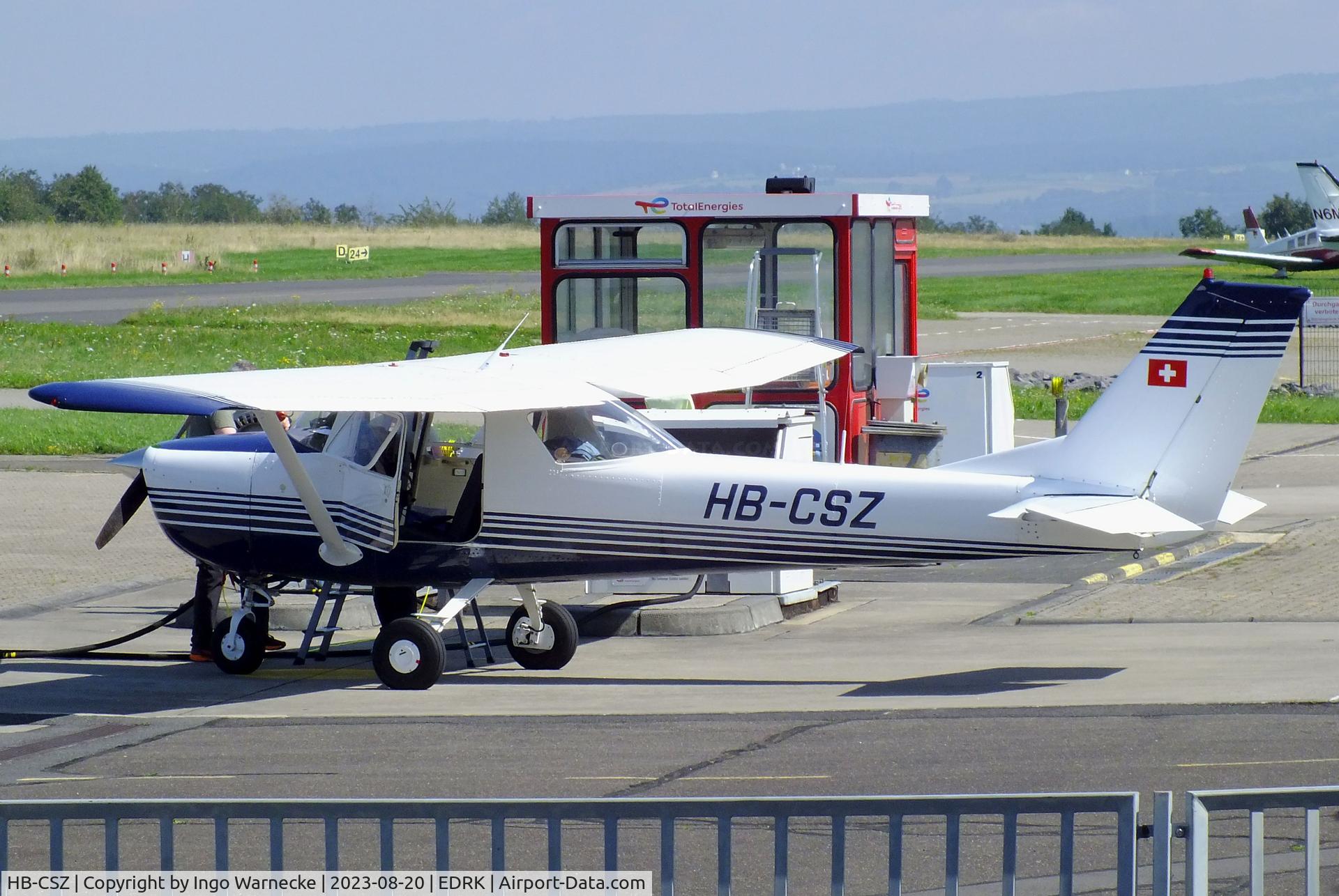 HB-CSZ, Reims F150H C/N 0265, Cessna (Reims) F150H at Koblenz-Winningen airfield
