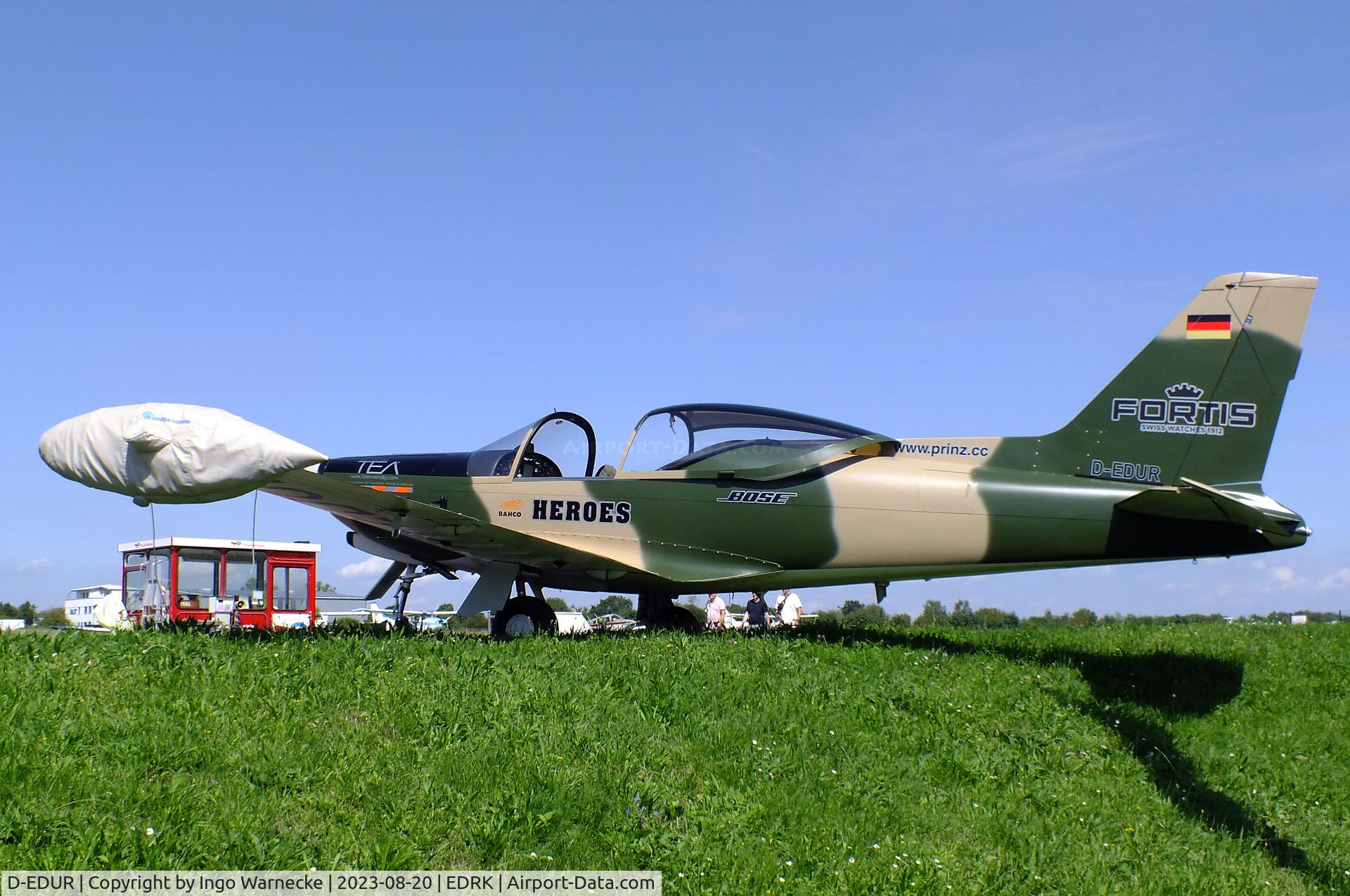 D-EDUR, 1980 SIAI-Marchetti SF-260 C/N 110, SIAI-Marchetti SF.260 of Team Niebergall at Koblenz-Winningen airfield