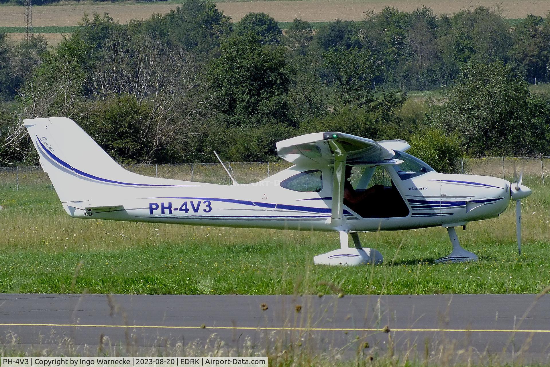 PH-4V3, 2021 TL Ultralight TL-3000 Sirius C/N 21 SI 211, TL Ultralight TL-3000 Sirius at Koblenz-Winningen airfield