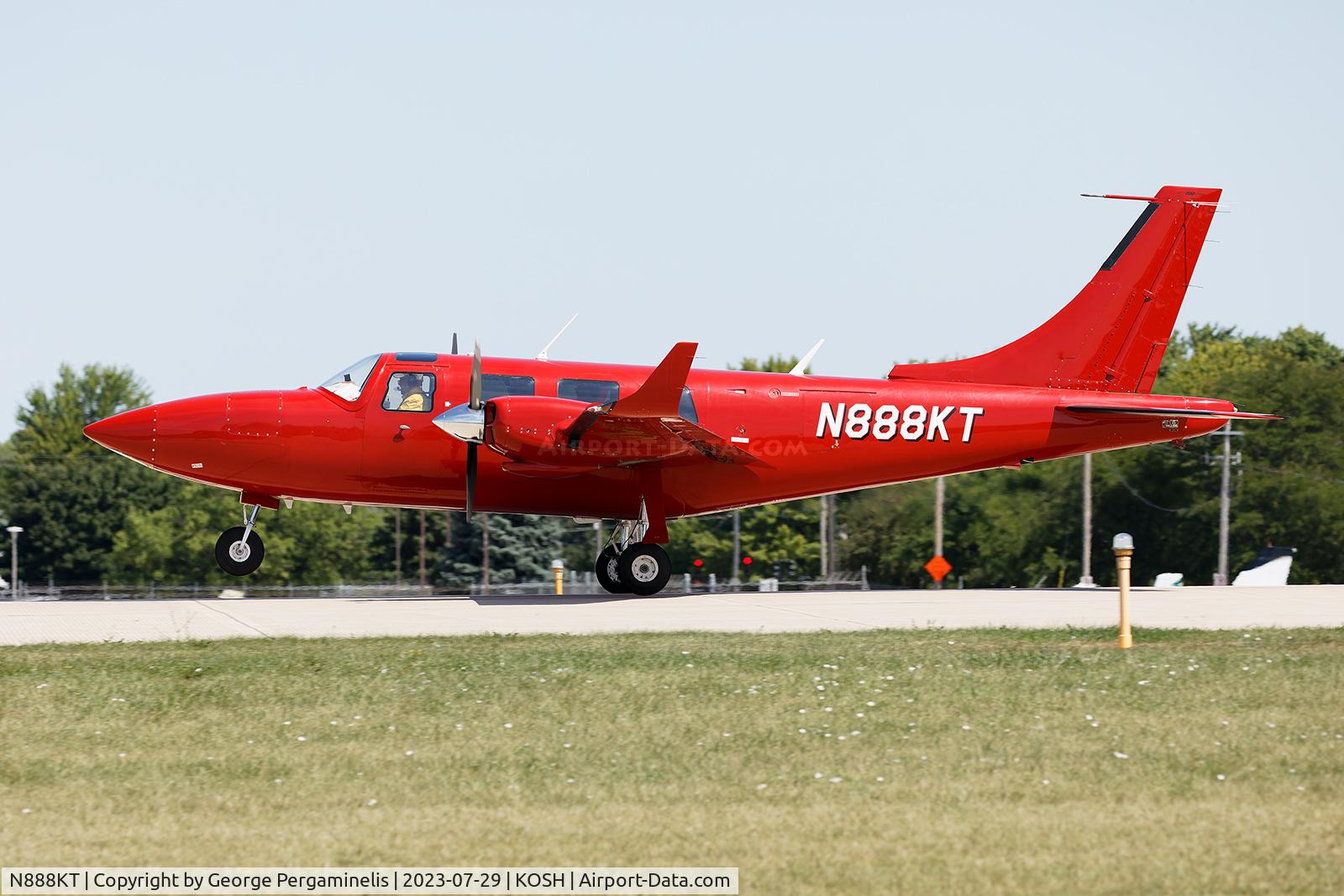N888KT, 1980 Piper Aerostar 601P C/N 61P07838063396, Oshkosh 2023.