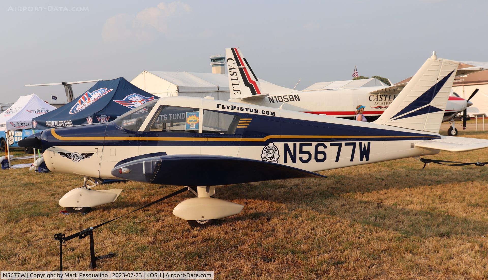 N5677W, 1962 Piper PA-28-160 Cherokee C/N 28-909, Piper PA-28-160