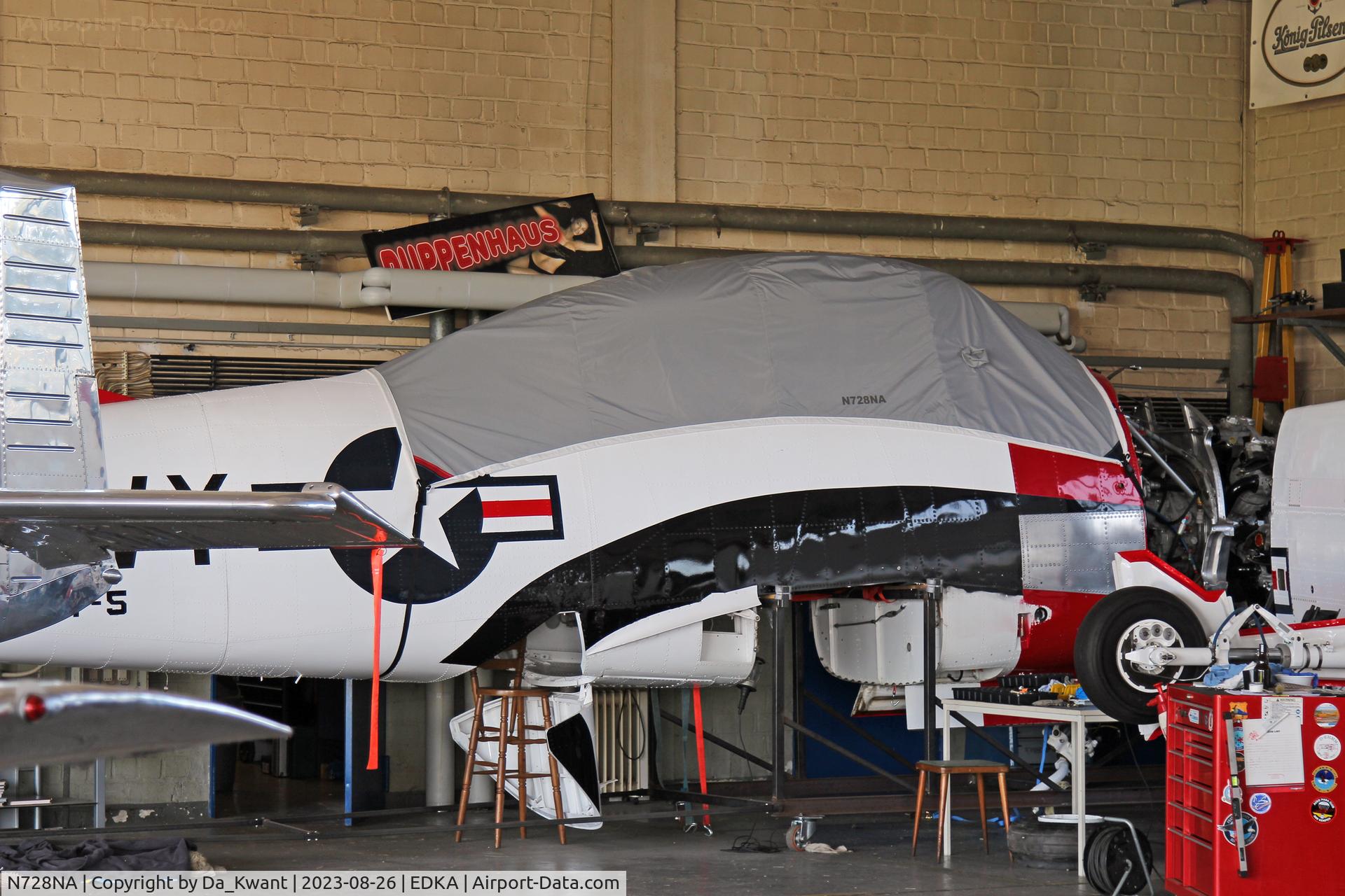 N728NA, North American T-28A Trojan C/N 159-142, Under restoration
