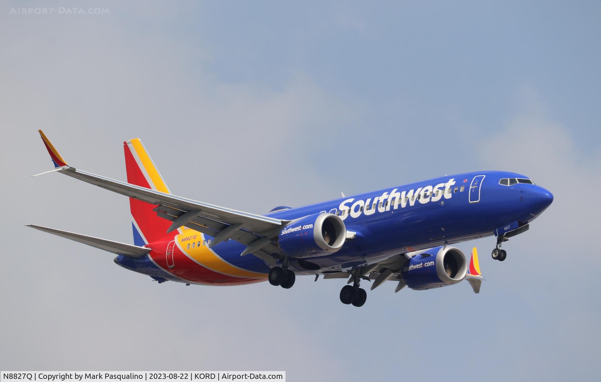 N8827Q, 2022 Boeing 737-8 MAX C/N 42598, Boeing 737-8 MAX