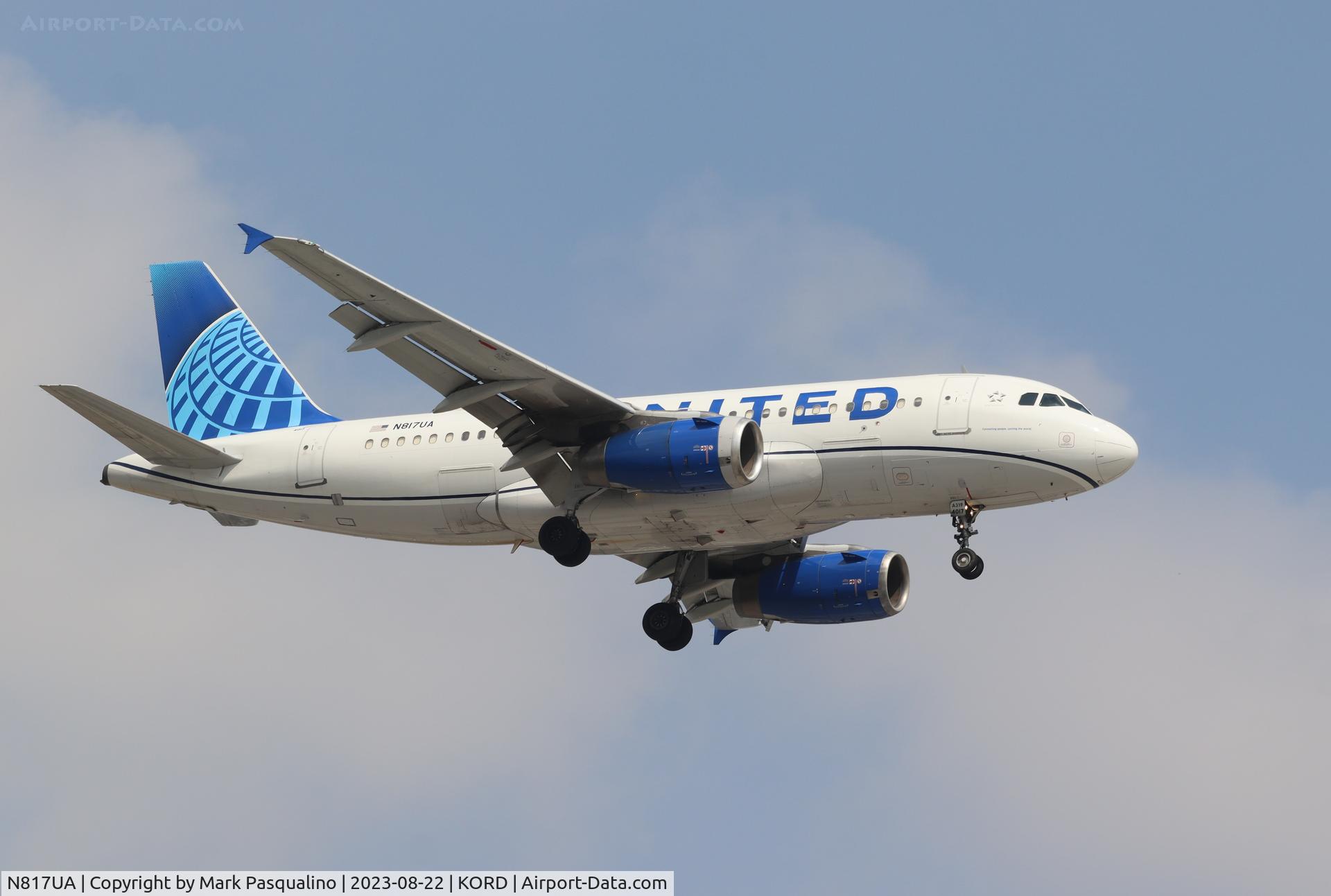 N817UA, 1998 Airbus A319-131 C/N 873, Airbus A319-131