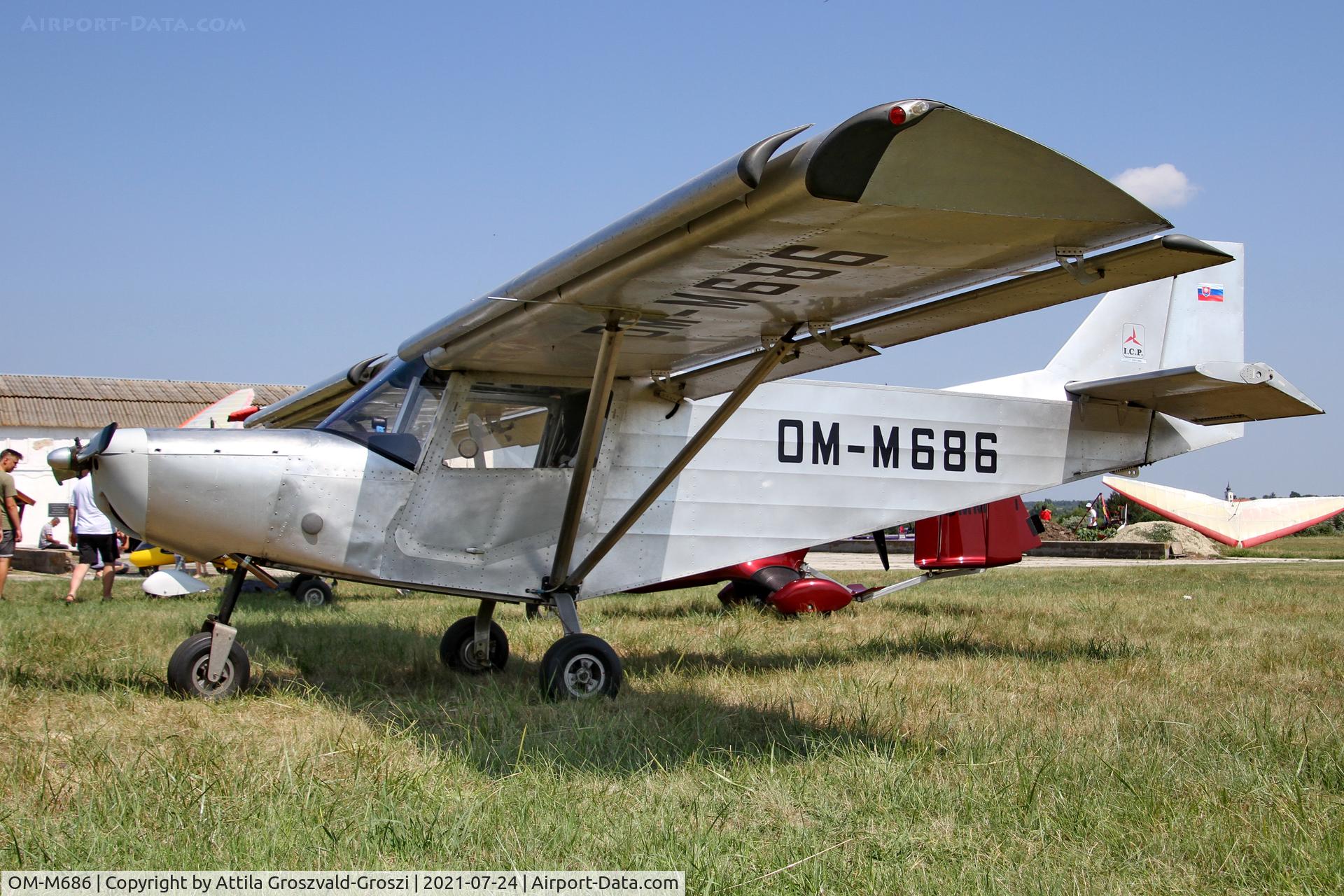 OM-M686, ICP Bingo 503 C/N 01-11-52-034, Balatonfökajár Airport, Hungary