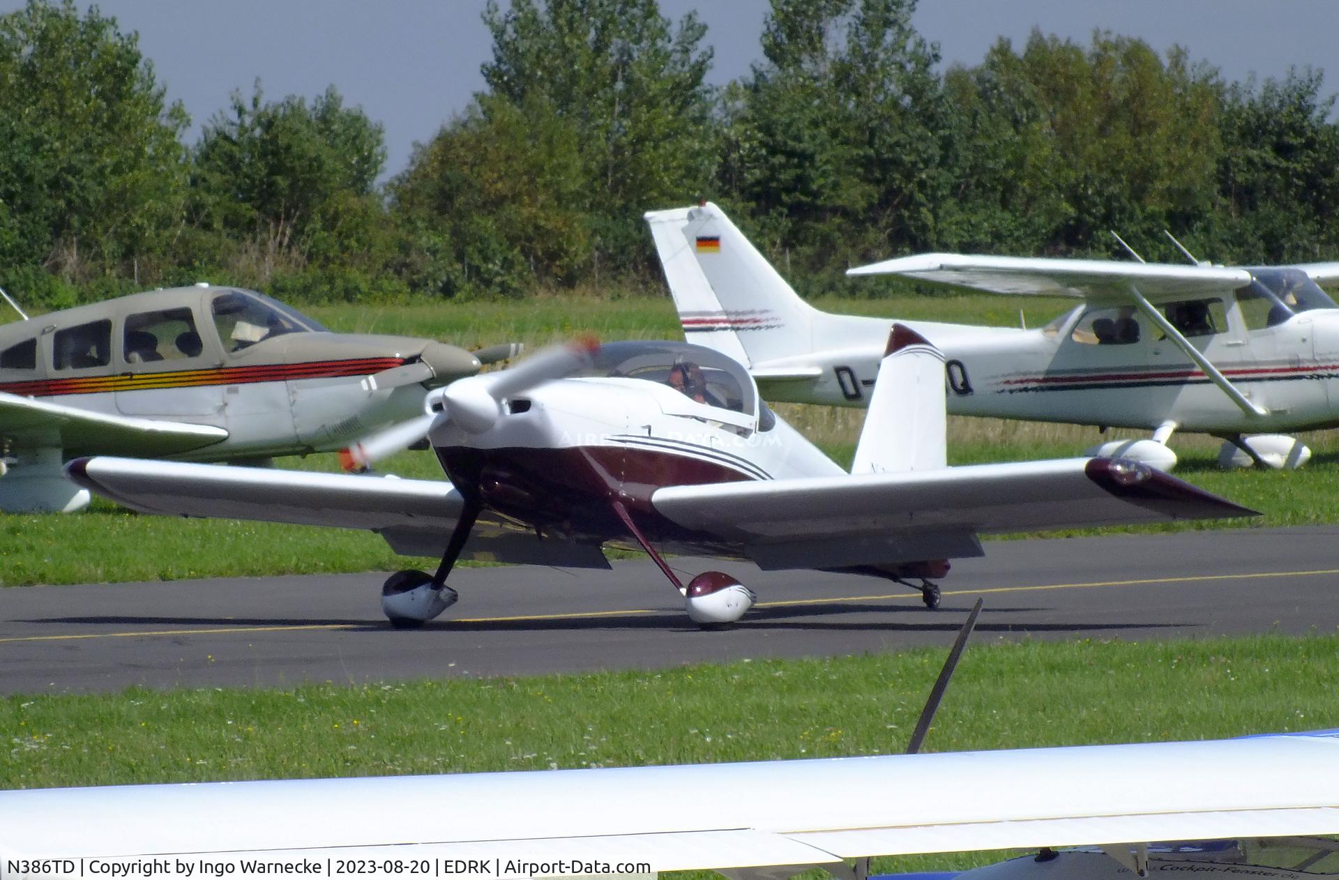 N386TD, Vans RV-7 C/N 72787, Vans RV-7 at Koblenz-Winningen airfield