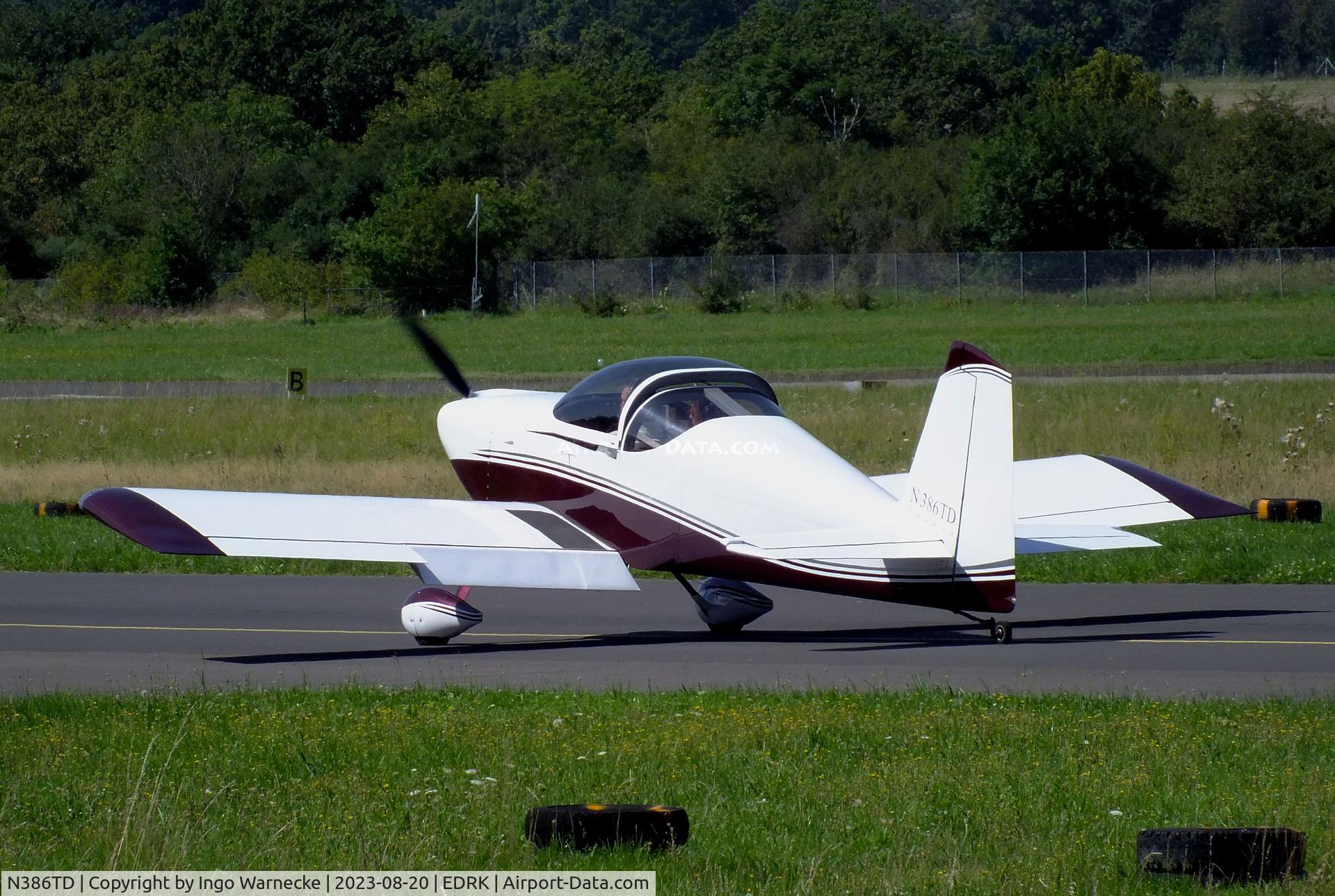 N386TD, Vans RV-7 C/N 72787, Vans RV-7 at Koblenz-Winningen airfield