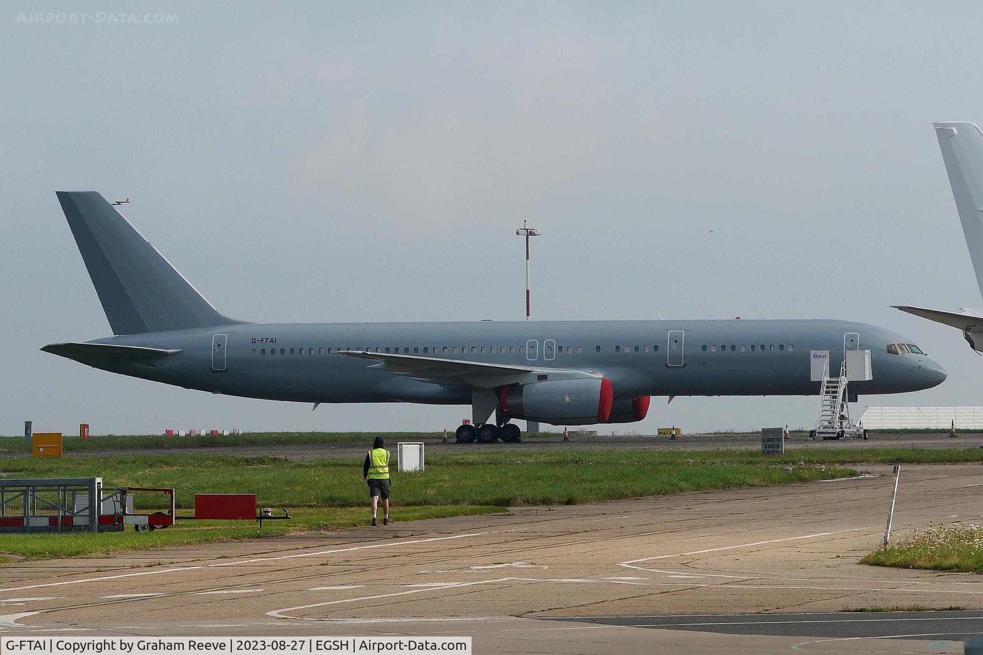 G-FTAI, 2000 Boeing 757-200 C/N 29308, Parked at Norwich.