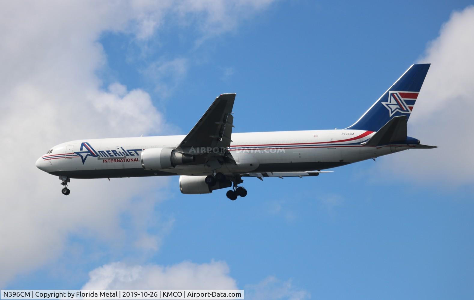 N396CM, 1991 Boeing 767-323 C/N 25195, AJT 767-300F zx EWR-MCO
