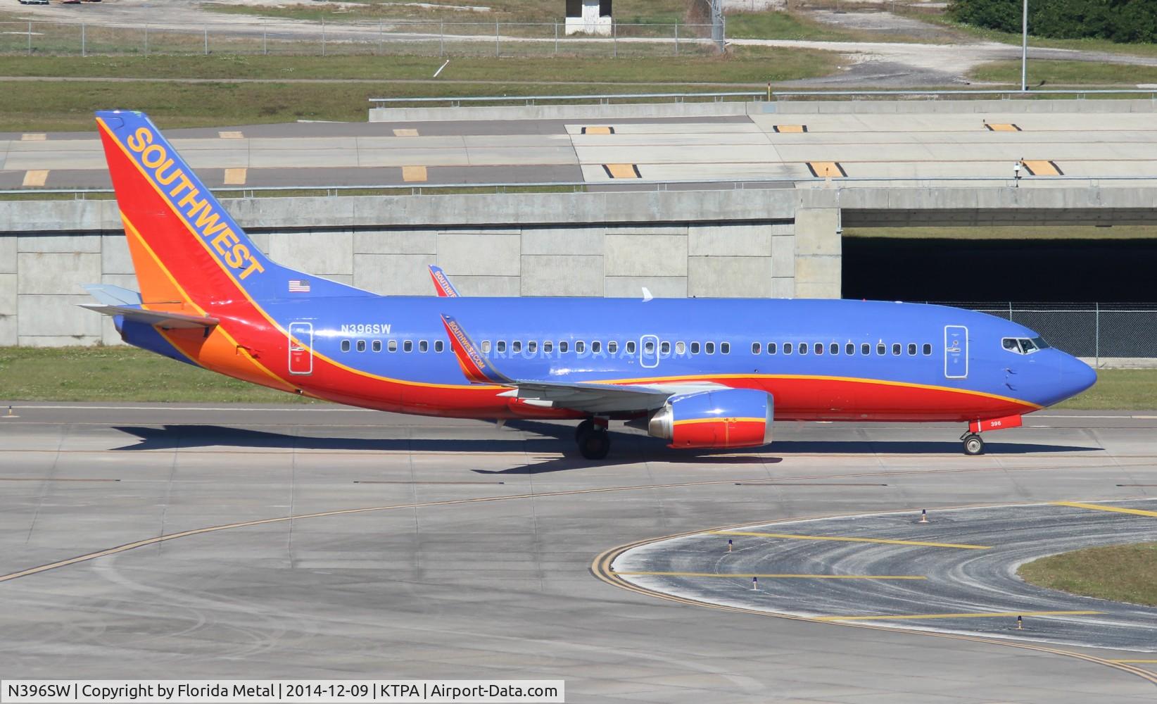 N396SW, 1994 Boeing 737-3H4 C/N 27690, SWA 733 canyon blue zx RDU-TPA