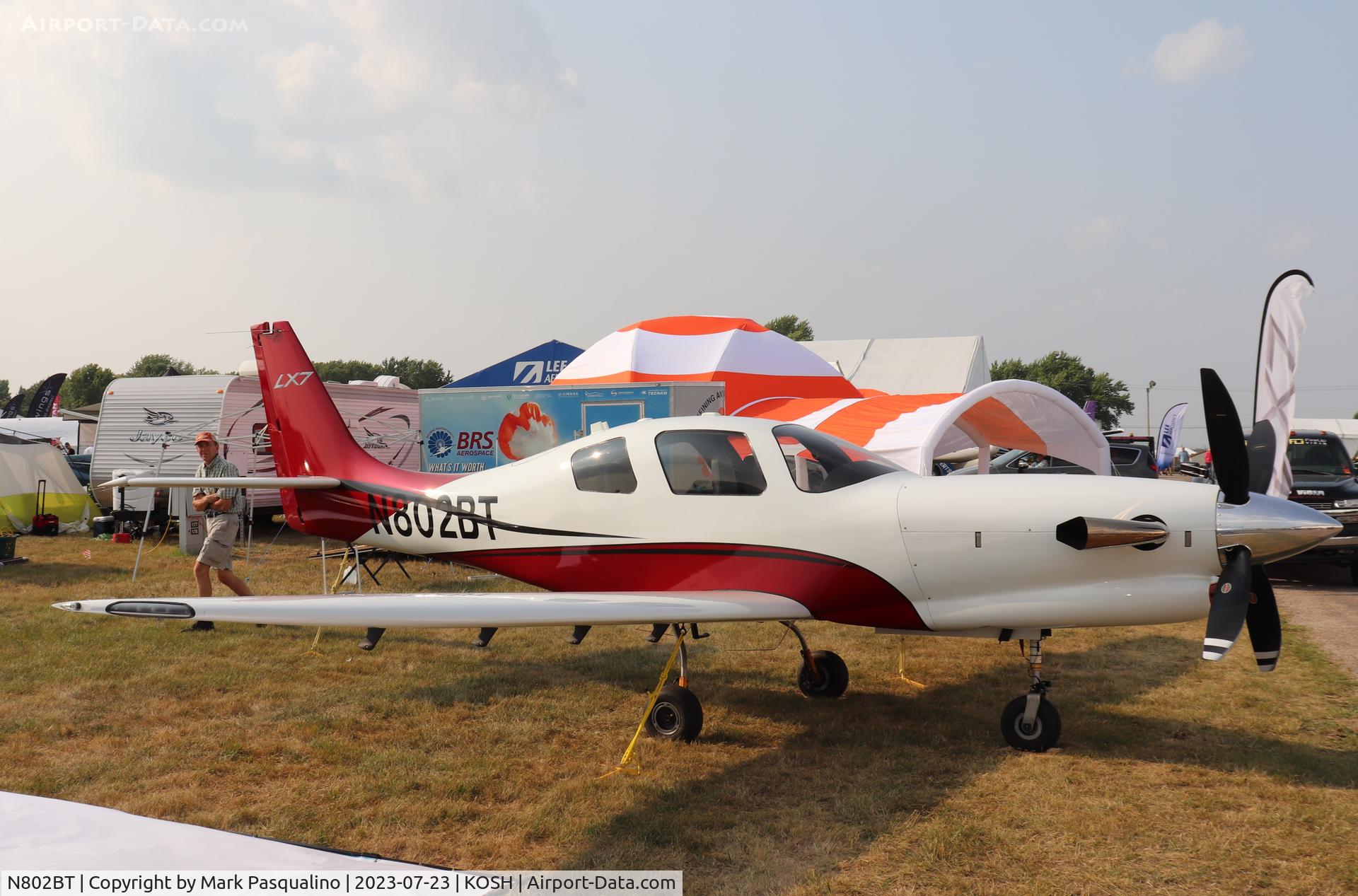 N802BT, Lancair LX7 C/N LIV-080, Lancair LX7