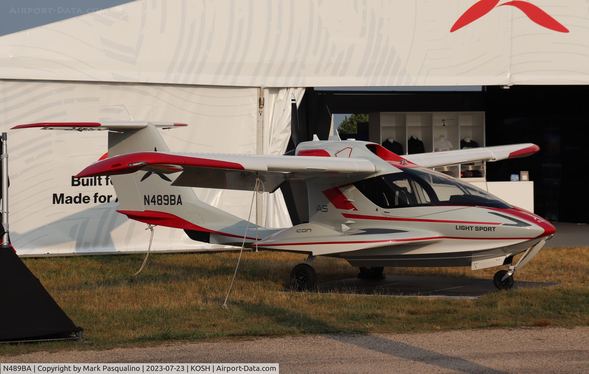N489BA, 2023 Icon A5 C/N 00191, Icon A5