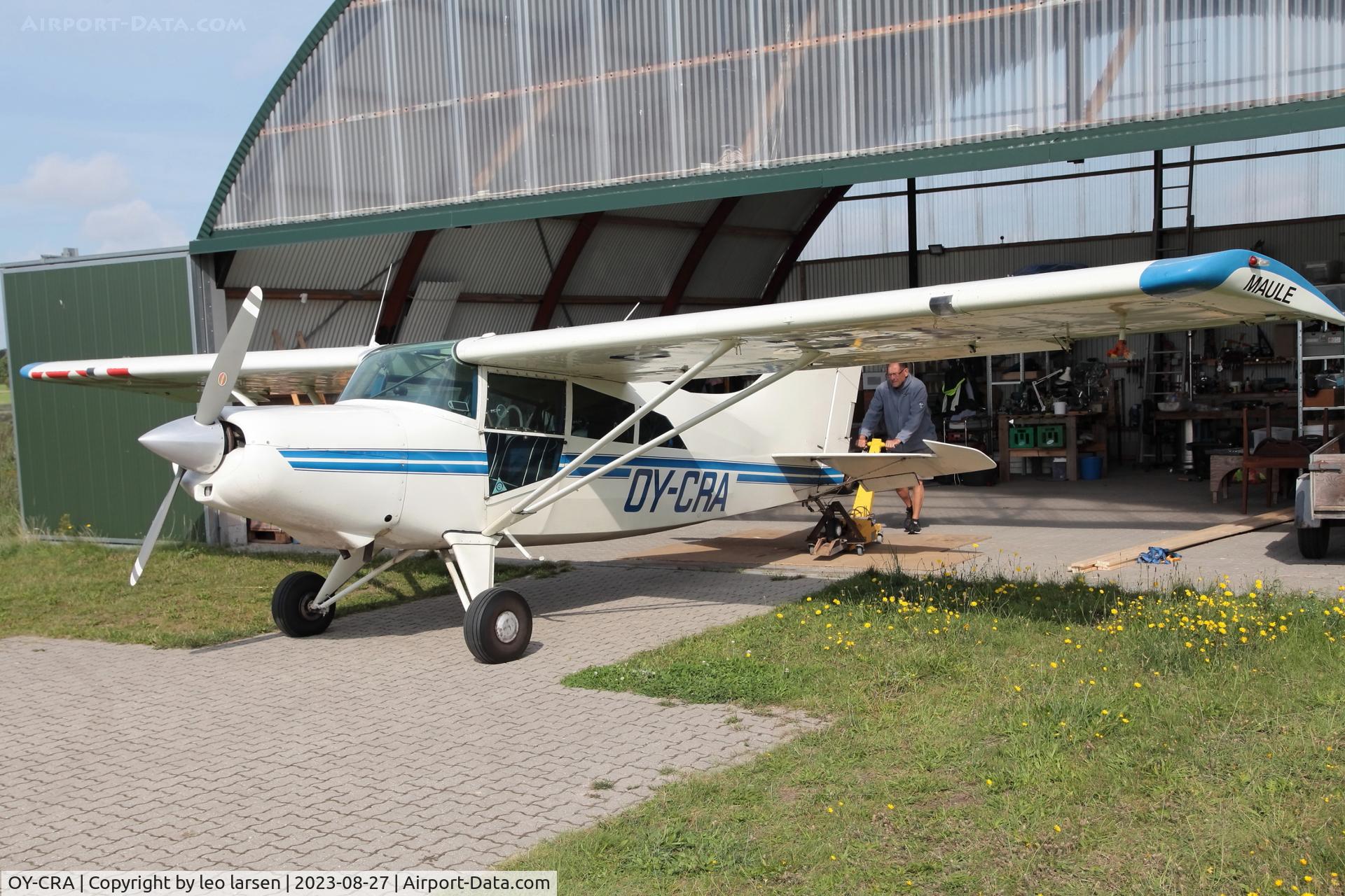 OY-CRA, 1988 Maule M-7-235 Super Rocket C/N 4056C, Næstved Denmark 27.8.2023