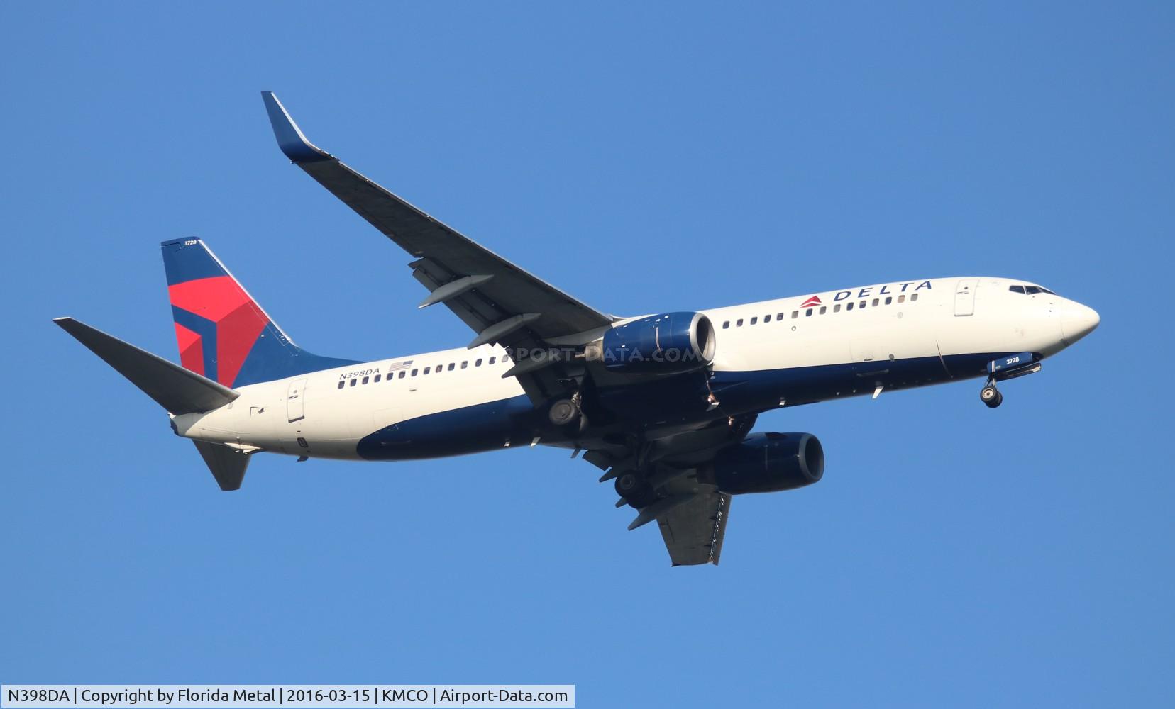 N398DA, 2000 Boeing 737-832 C/N 30774, DAL 738 zx CVG-MCO