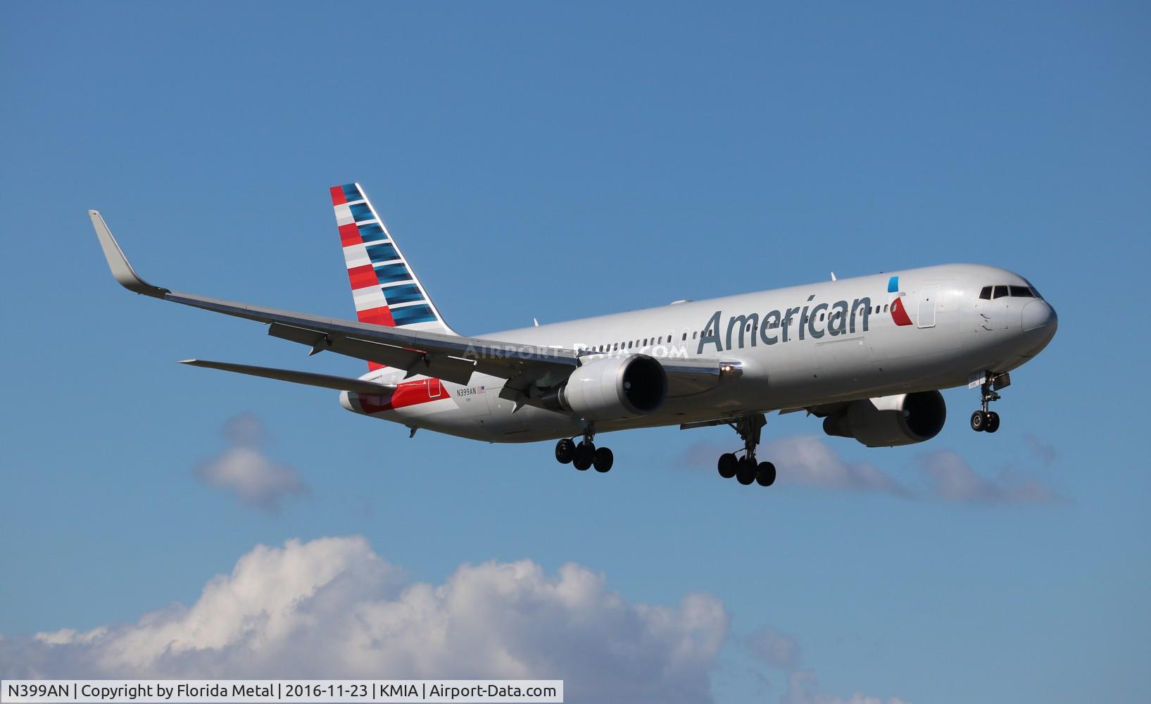 N399AN, 1999 Boeing 767-323/ER(BDSF) C/N 29606, AAL 763 nc zx MAD-MIA