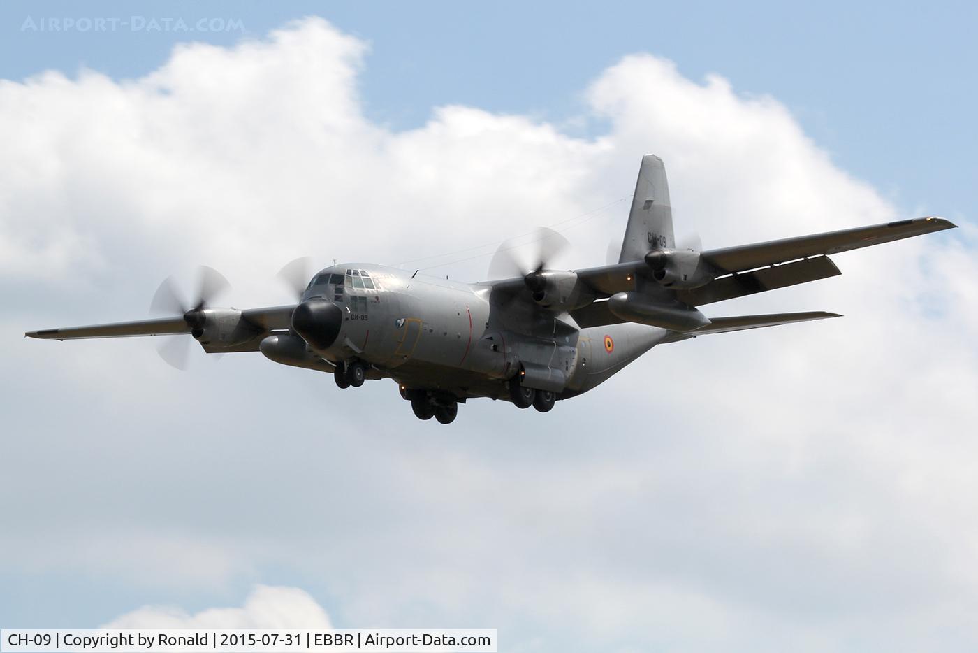CH-09, 1973 Lockheed C-130H Hercules C/N 382-4479, at bru