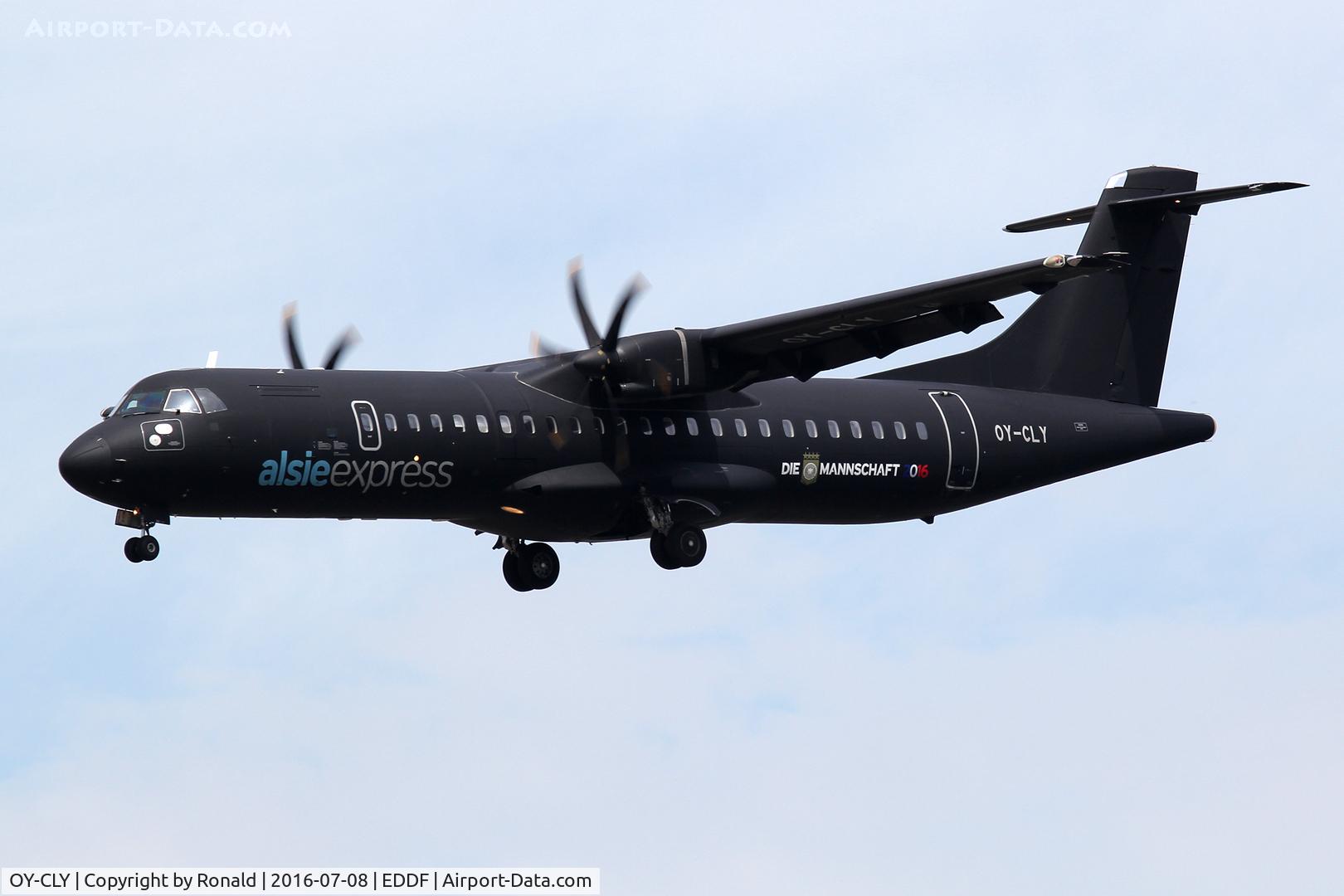 OY-CLY, 2008 ATR 72-212A C/N 799, at fra