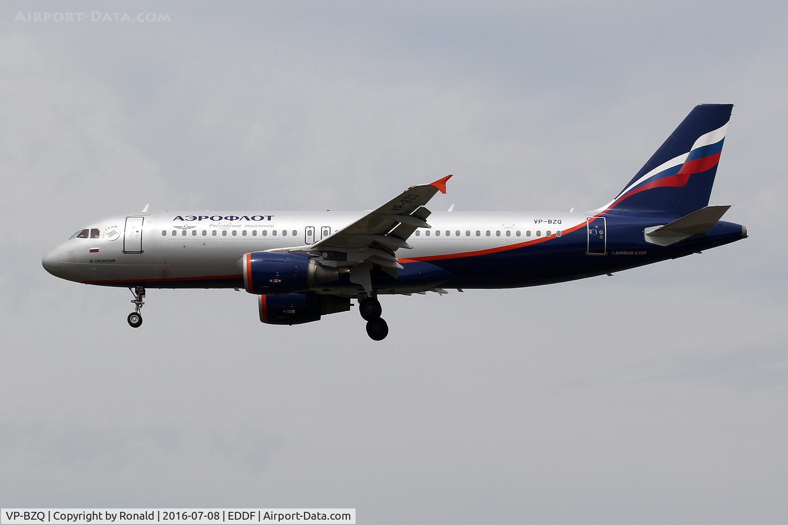 VP-BZQ, 2008 Airbus A320-214 C/N 3627, at fra