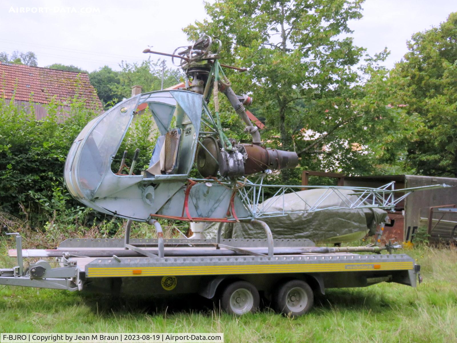 F-BJRO, Sud Aviation SO-1221S Djinn C/N 1038FR88, Out of storage ex Bitburg (DE), on the way to Chambley-Bussières (LFJY) for restoration