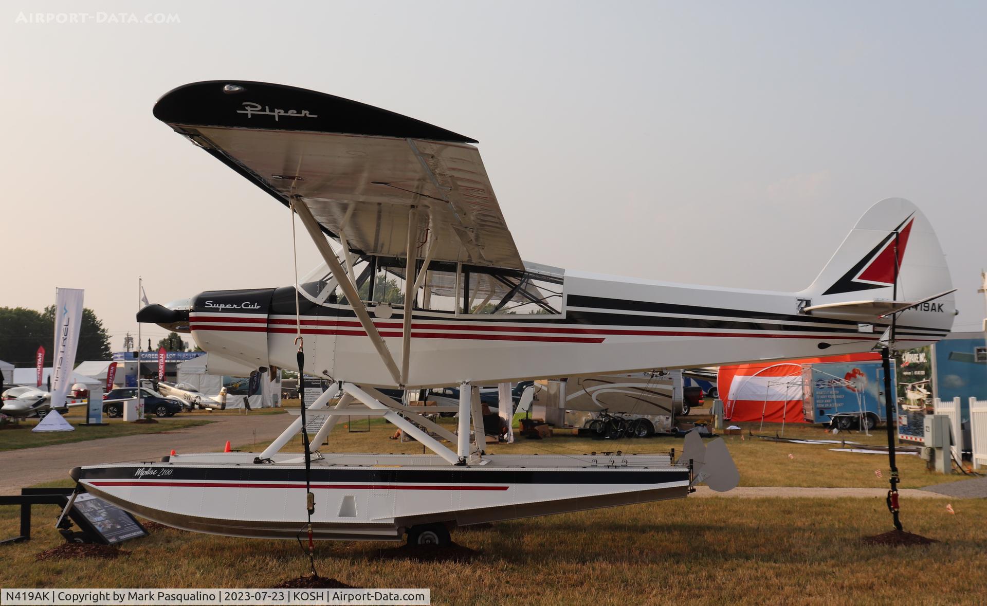 N419AK, 1951 Piper PA-18 C/N 18-1067, Piper PA-18