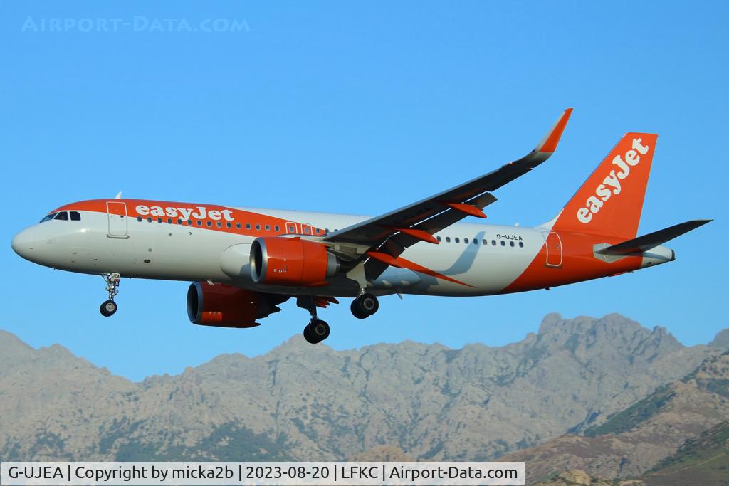G-UJEA, 2023 Airbus A320-251N C/N 11230, Landing