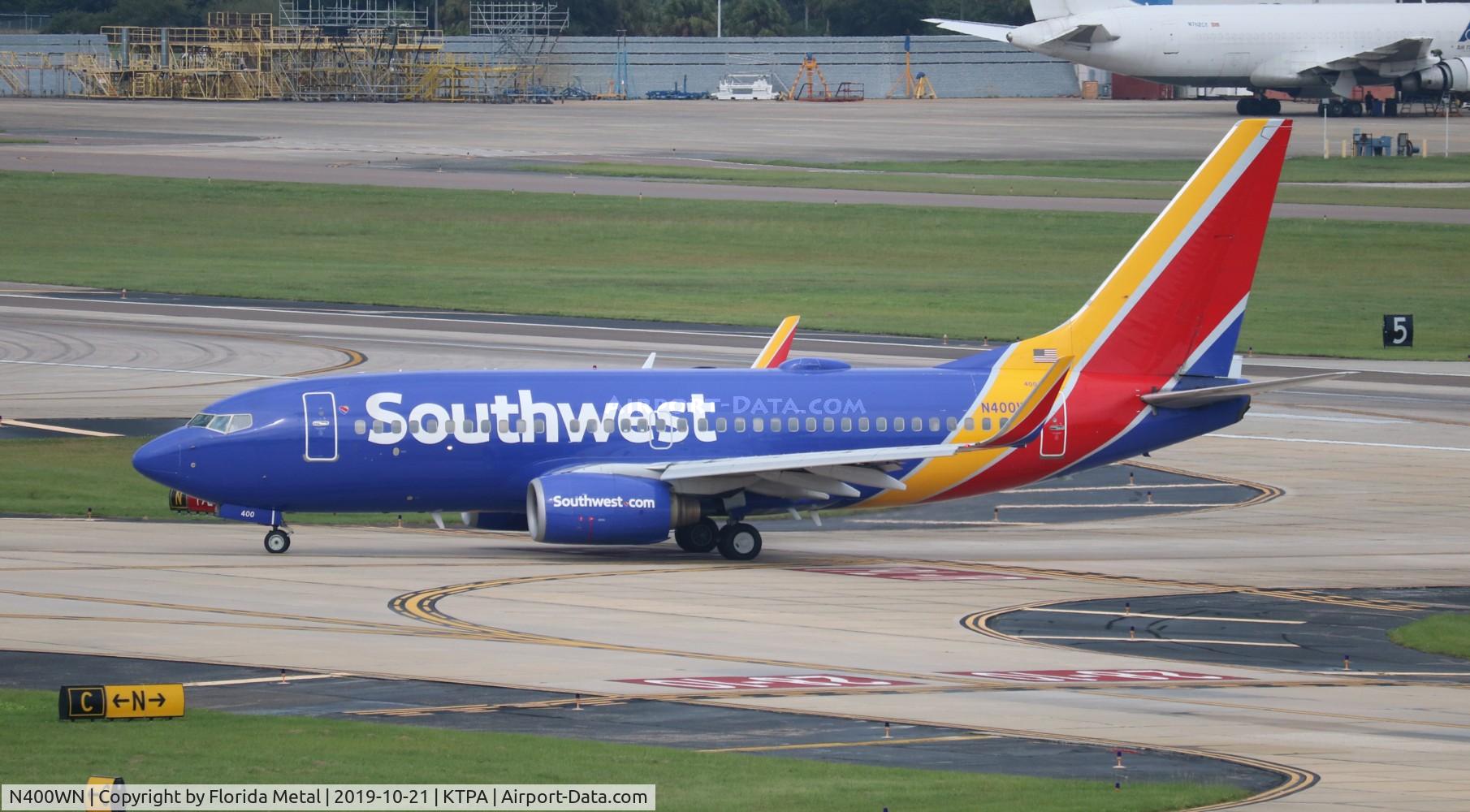 N400WN, 2001 Boeing 737-7H4 C/N 27891, SWA 737 nc zx SDF-TPA