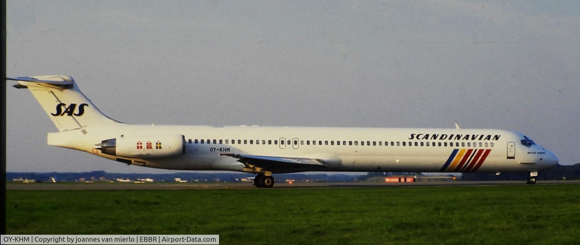 OY-KHM, 1990 McDonnell Douglas MD-82 (DC-9-82) C/N 49914, Slide scan