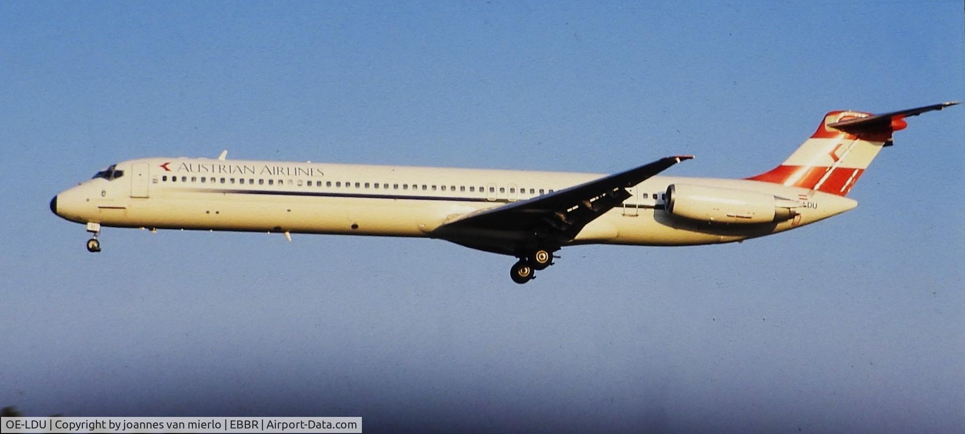 OE-LDU, 1981 McDonnell Douglas MD-82 (DC-9-82) C/N 48019, Slide scan