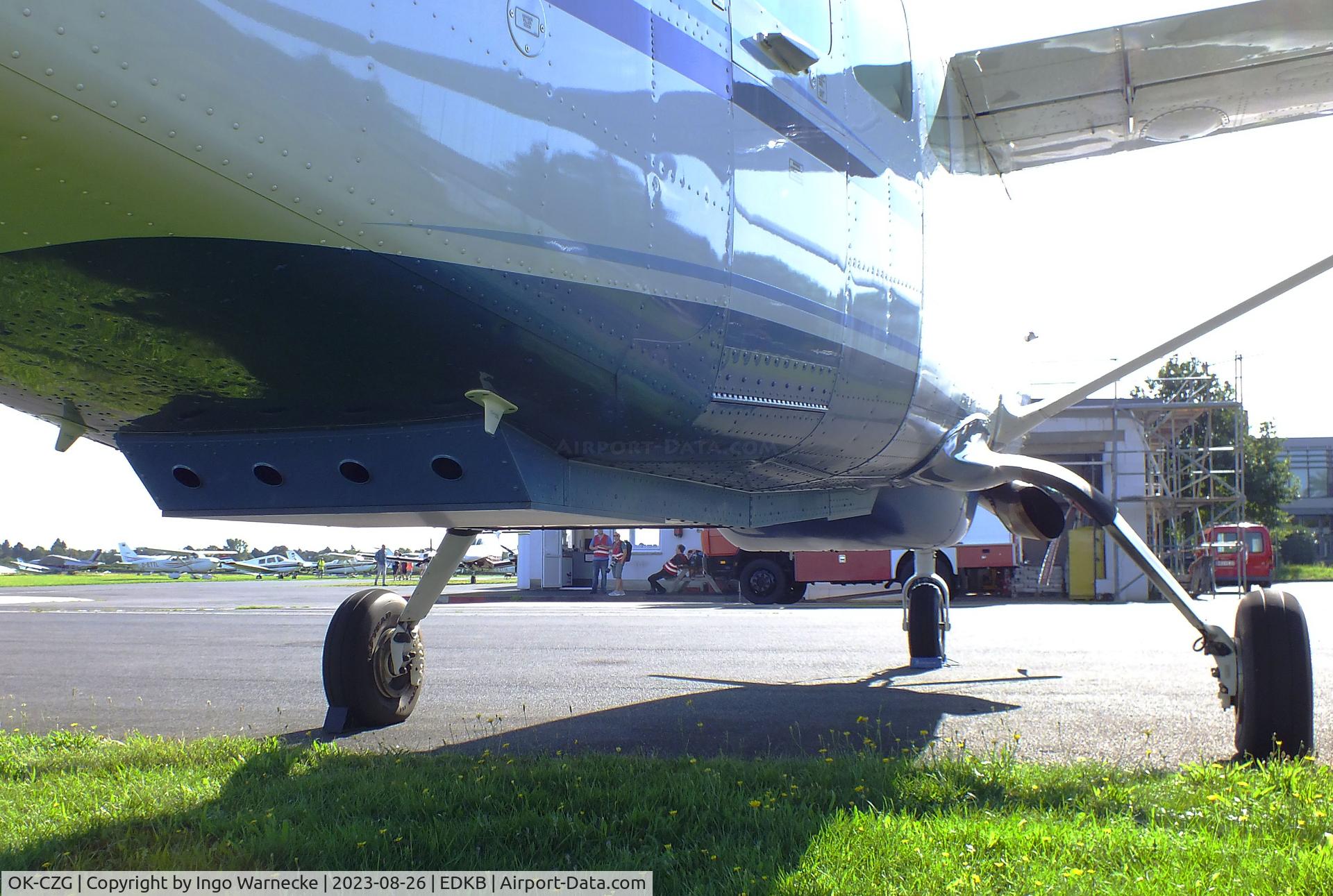 OK-CZG, 2013 Cessna 208B Grand Caravan C/N 208B-2435, Cessna 208B Grand Caravan remote sensing aircraft of CzechGlobe (Global Change Research Institute, CAS) at Bonn-Hangelar airfield during the Grumman Fly-in 2023