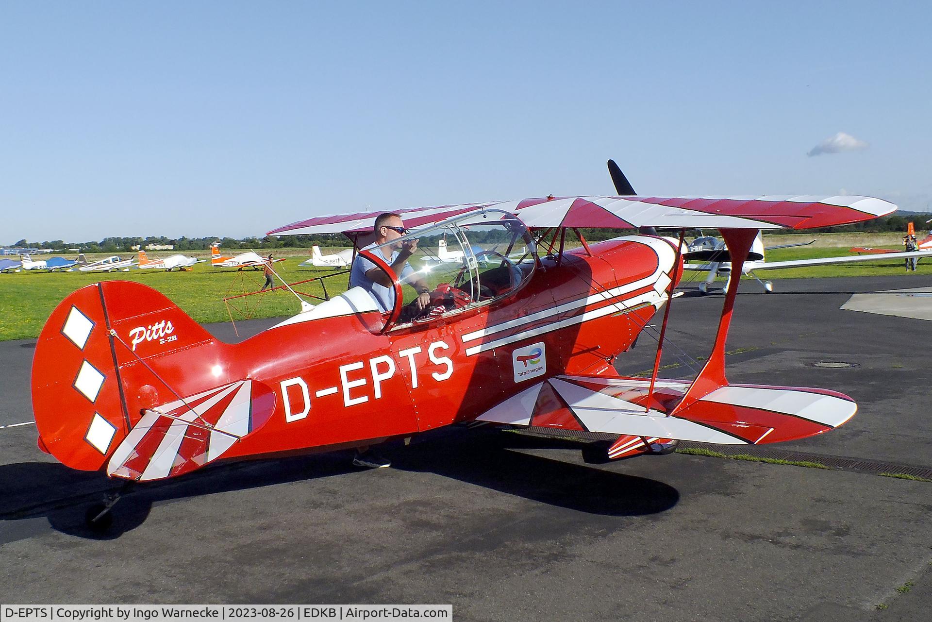 D-EPTS, Aviat Pitts S-2B Special C/N 5218, Aviat Pitts S-2B Special at Bonn-Hangelar airfield during the Grumman Fly-in 2023