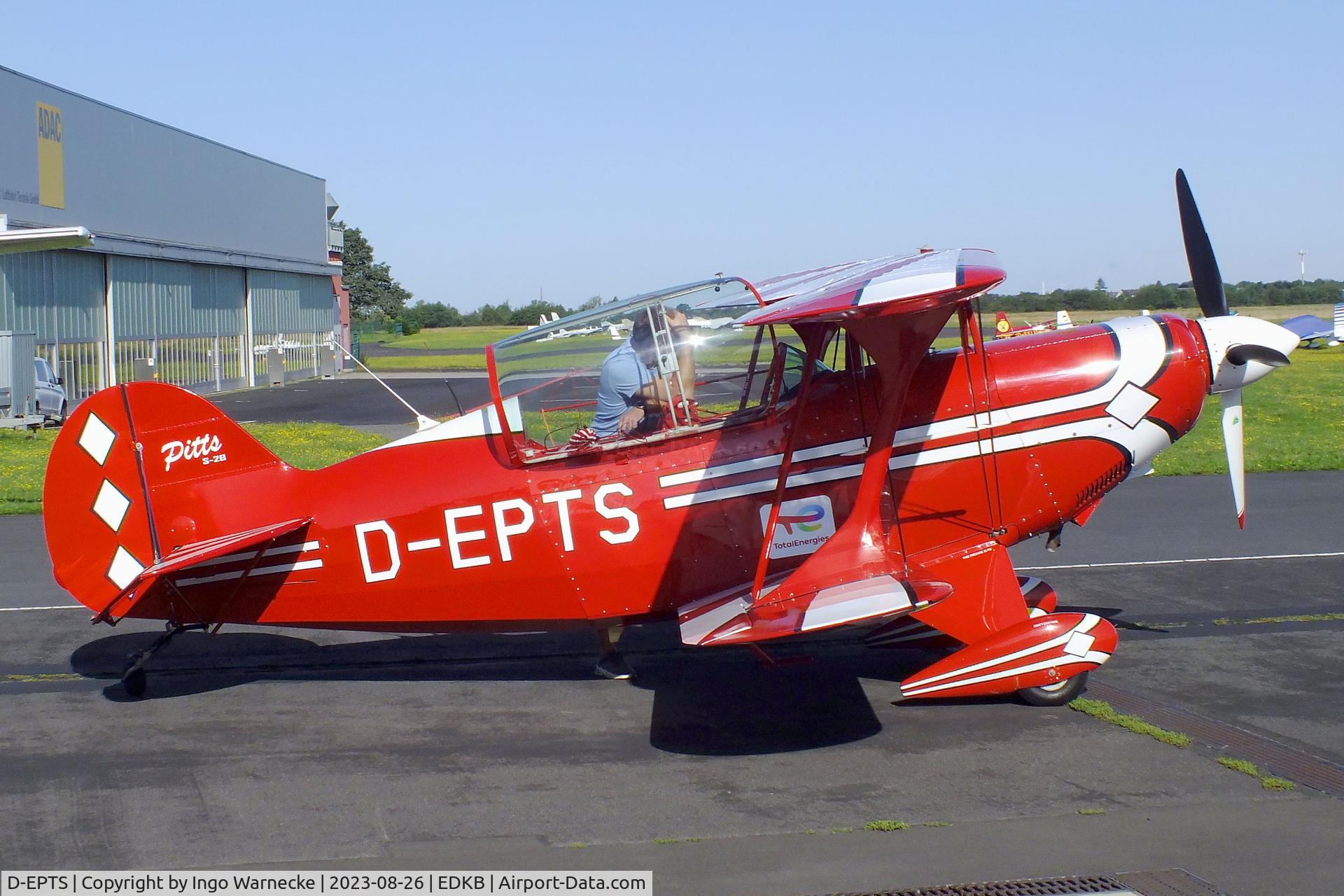 D-EPTS, Aviat Pitts S-2B Special C/N 5218, Aviat Pitts S-2B Special at Bonn-Hangelar airfield during the Grumman Fly-in 2023
