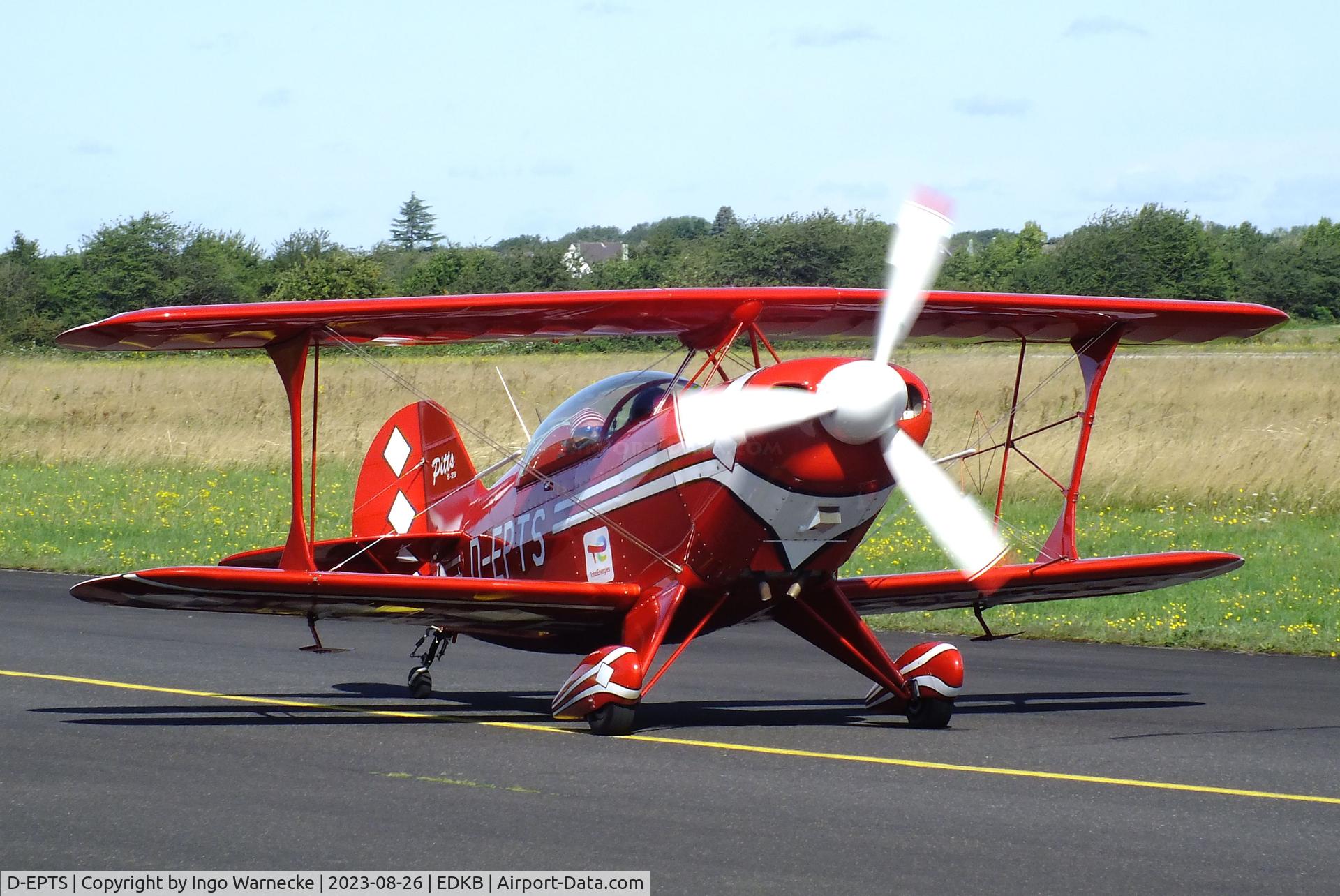 D-EPTS, Aviat Pitts S-2B Special C/N 5218, Aviat Pitts S-2B Special at Bonn-Hangelar airfield during the Grumman Fly-in 2023