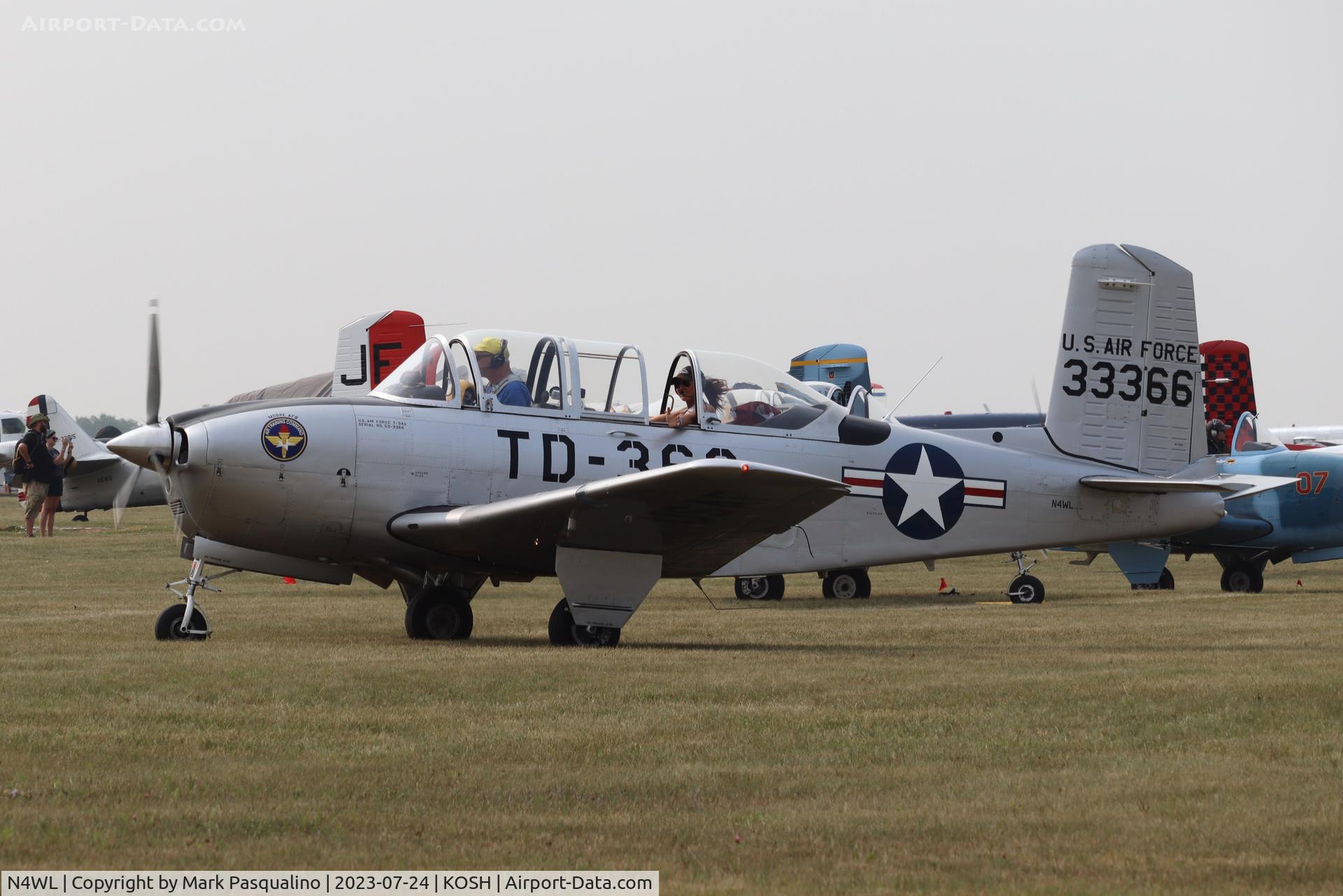 N4WL, Beech T-34A (A45) Mentor Mentor C/N G-127, Beech T-34A