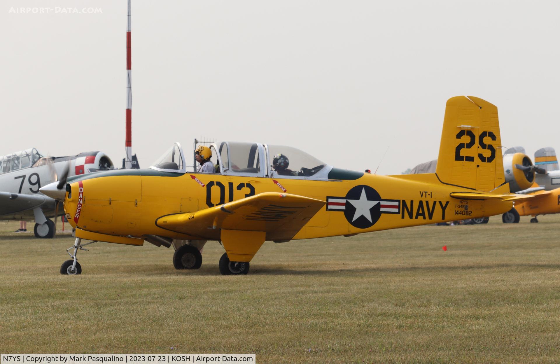 N7YS, 1957 Beech D-45 Mentor C/N BG-389, Beech T-34B