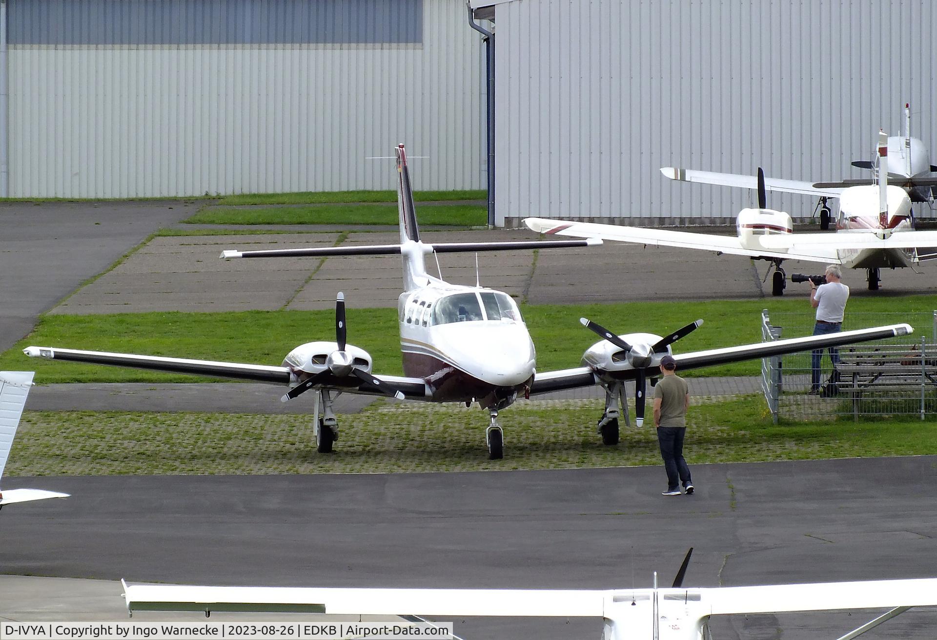 D-IVYA, 1982 Cessna T303 Crusader C/N T30300014, Cessna T303 Crusader at Bonn-Hangelar airfield during the Grumman Fly-in 2023