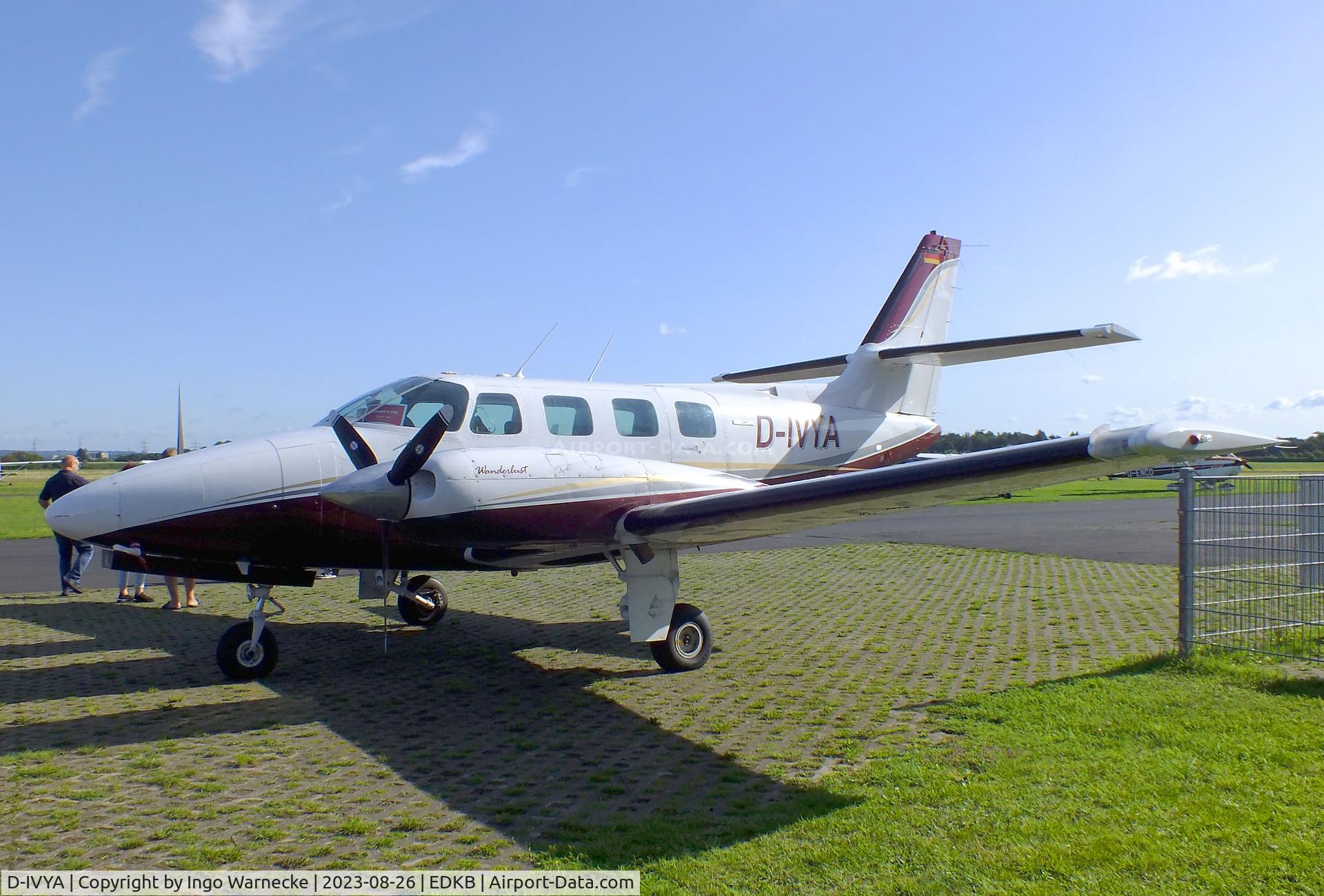 D-IVYA, 1982 Cessna T303 Crusader C/N T30300014, Cessna T303 Crusader at Bonn-Hangelar airfield during the Grumman Fly-in 2023