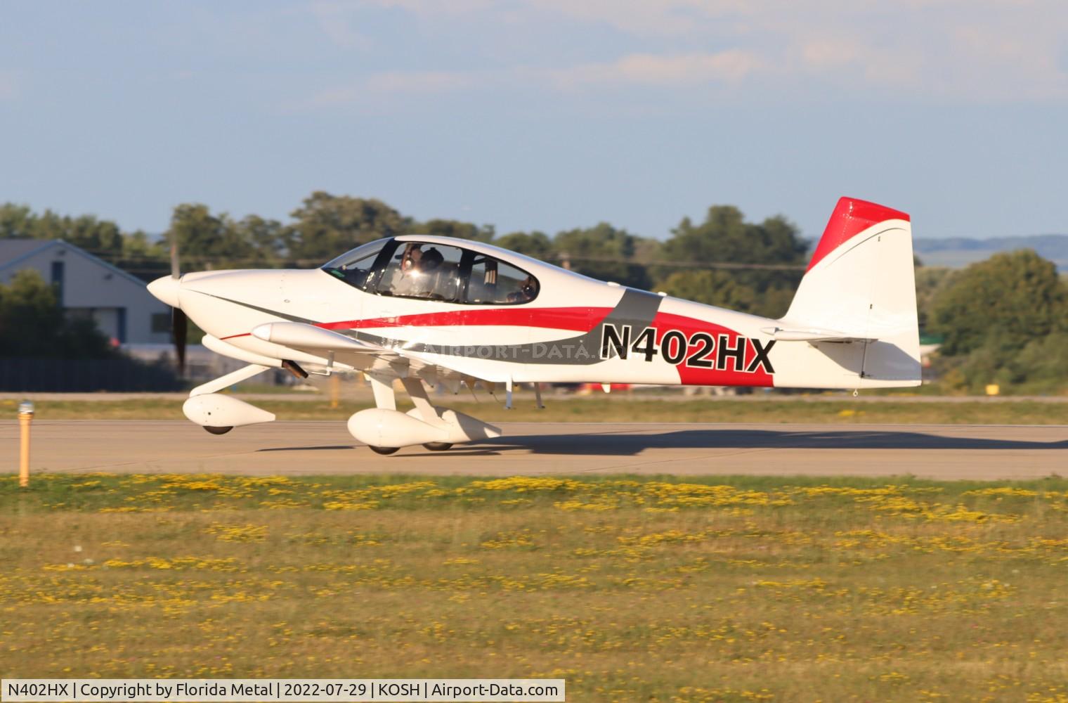 N402HX, 2020 Van's RV-10 C/N 41685, RV-10 zx
