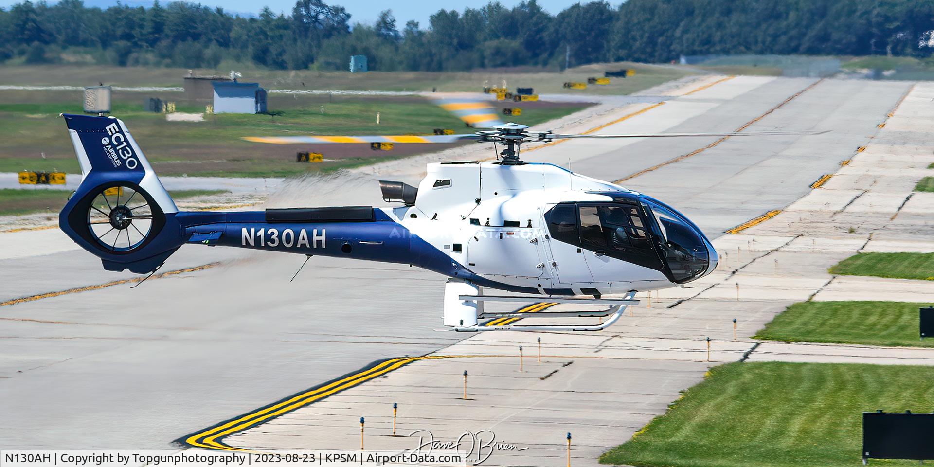 N130AH, 2017 Eurocopter EC130 B4 C/N 3862, stopping in for fuel