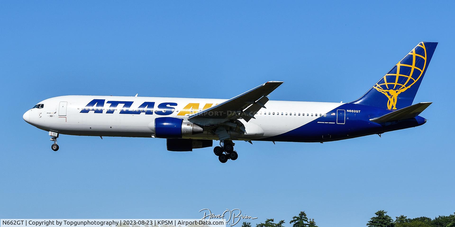 N662GT, 1995 Boeing 767-31A C/N 27619, GIANT8640 inbound RW34