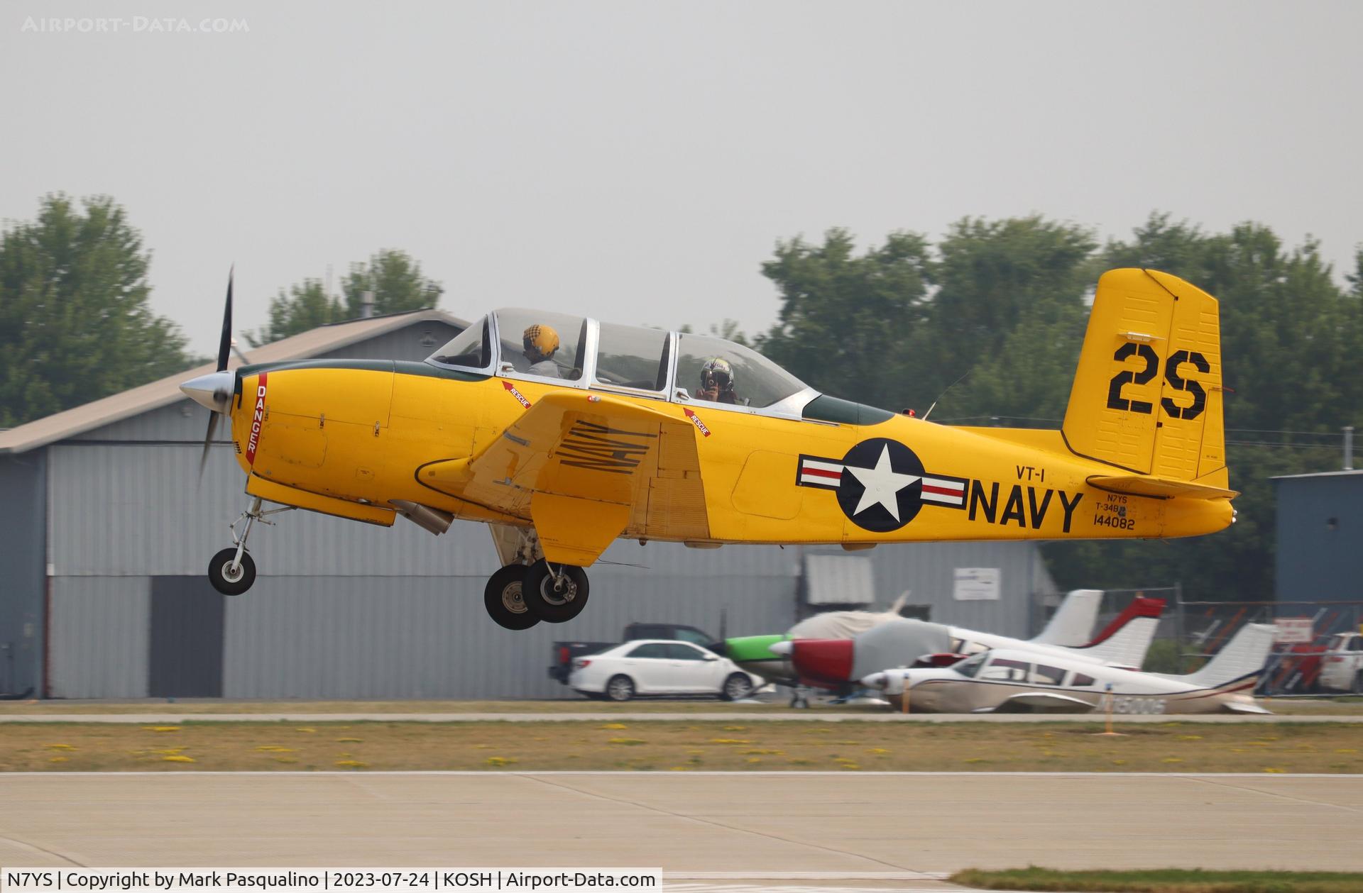 N7YS, 1957 Beech D-45 Mentor C/N BG-389, Beech T-34B