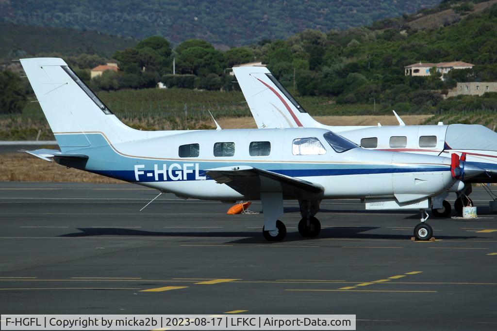 F-HGFL, 1984 Piper PA-46-310P Malibu C/N 46-8408040, Parked