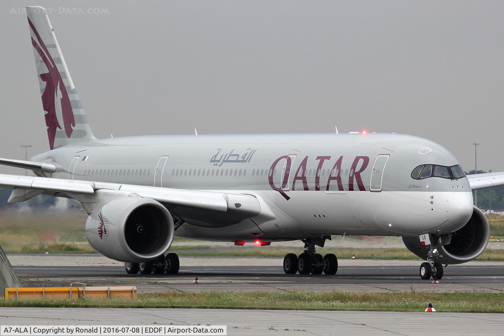 A7-ALA, 2014 Airbus A350-941 C/N 006, at fra