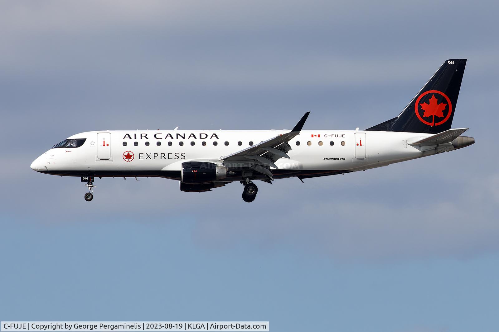 C-FUJE, 2010 Embraer 175LR (ERJ-170-200LR) C/N 17000291, Final 31 at LGA.
