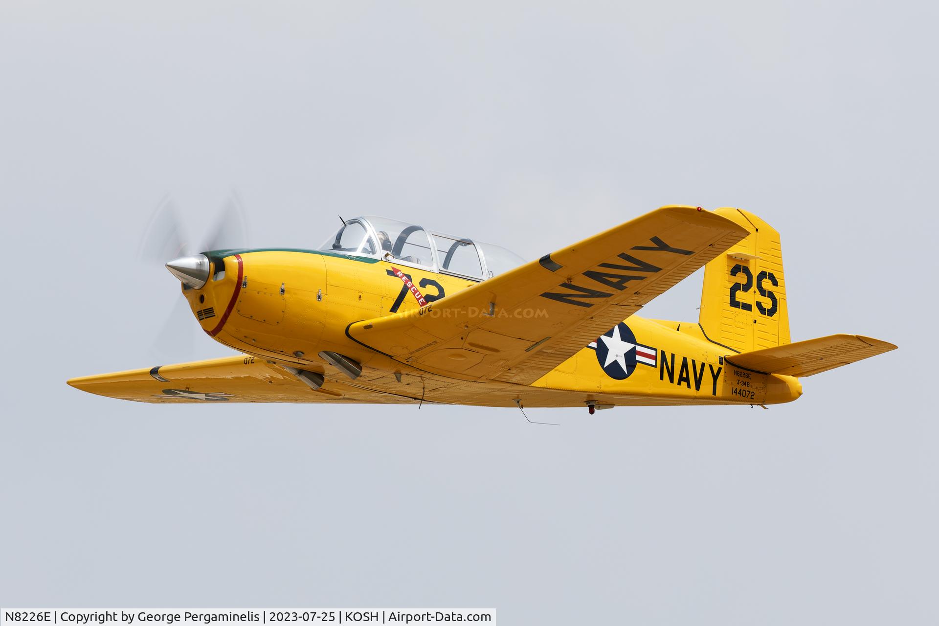 N8226E, 1957 Beech D-45 Mentor C/N BG-379, Oshkosh 2023.